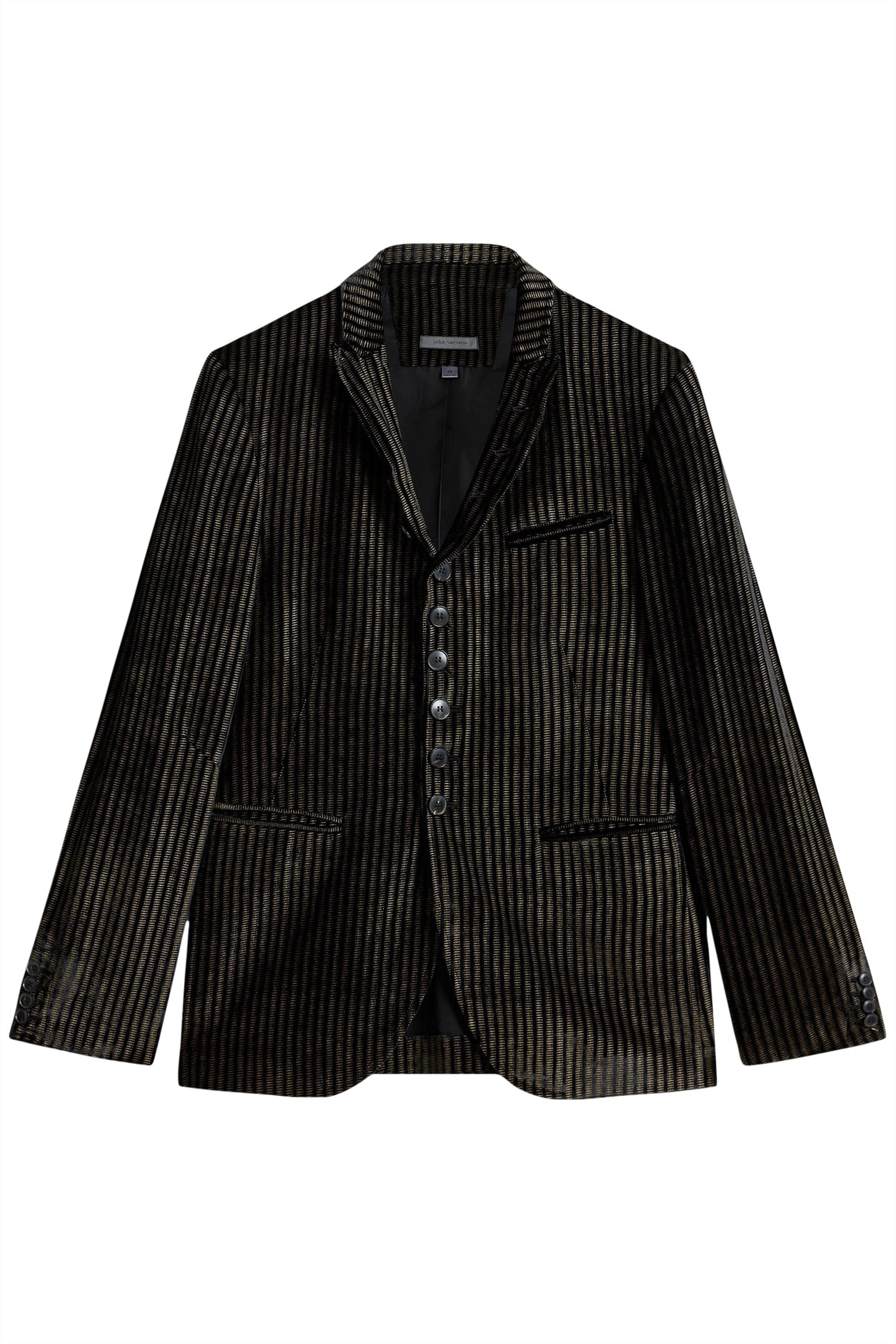 SLIM FIT CONVERTIBLE PEAKLAPEL BUTTON FR BLACK 2