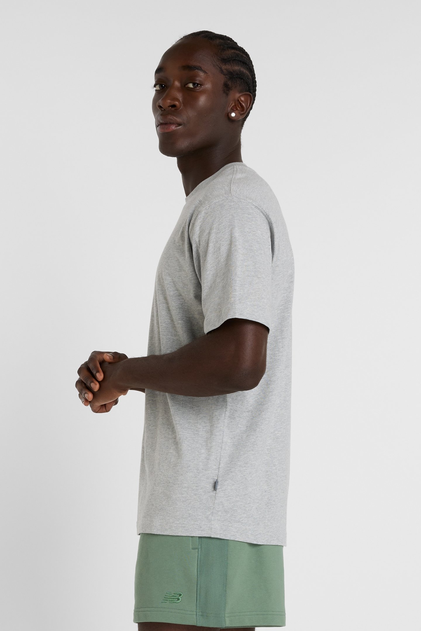 HERITAGE GRAPHIC T-SHIRT ATHLETIC GREY 3