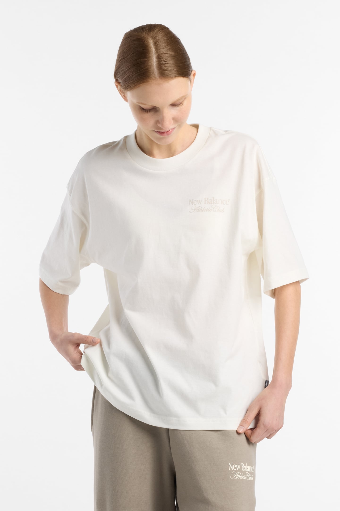 LINEAR GRAPHIC OVERSIZED T-SHI SEASALT 1