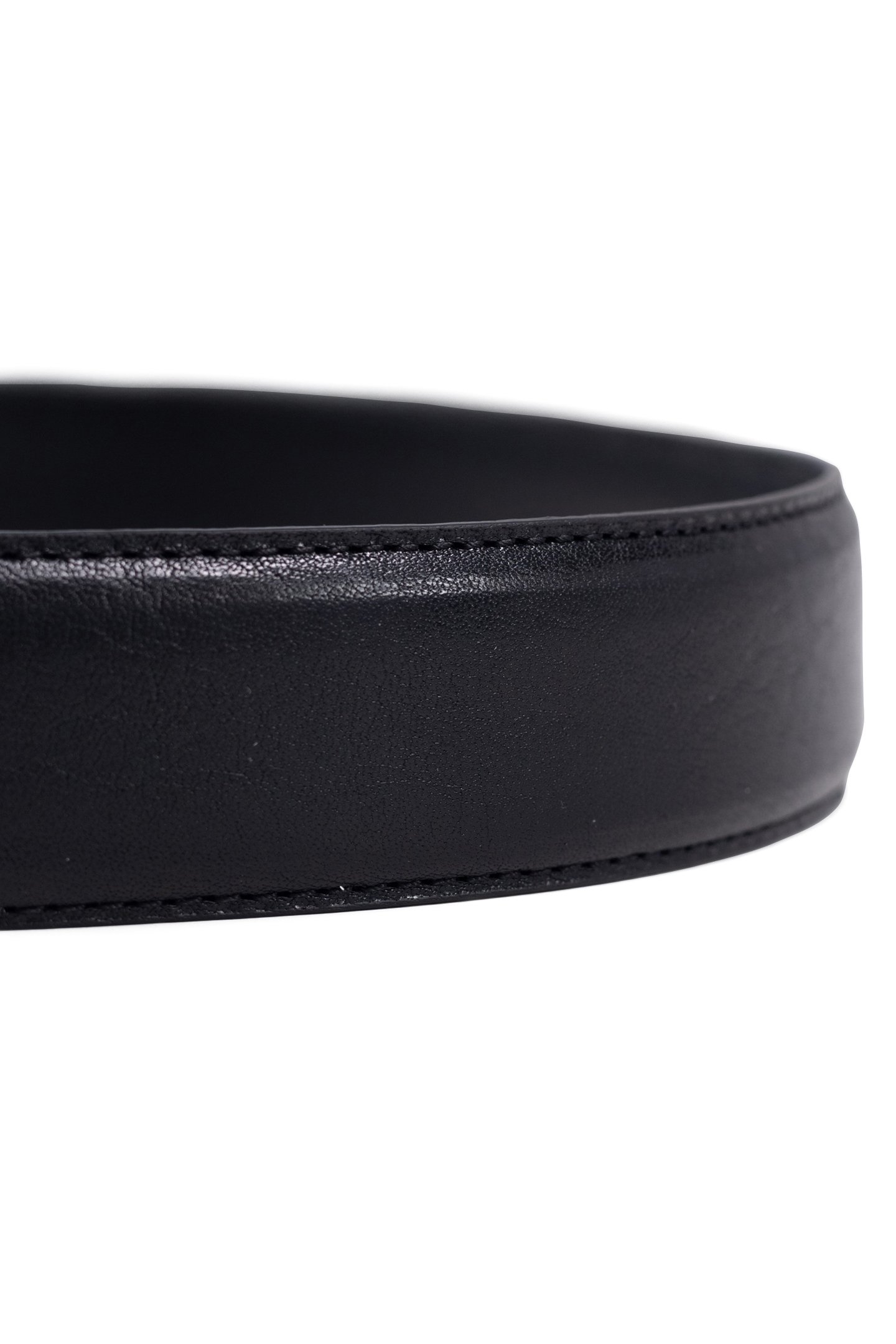 BLACK LEATHER BELT 3