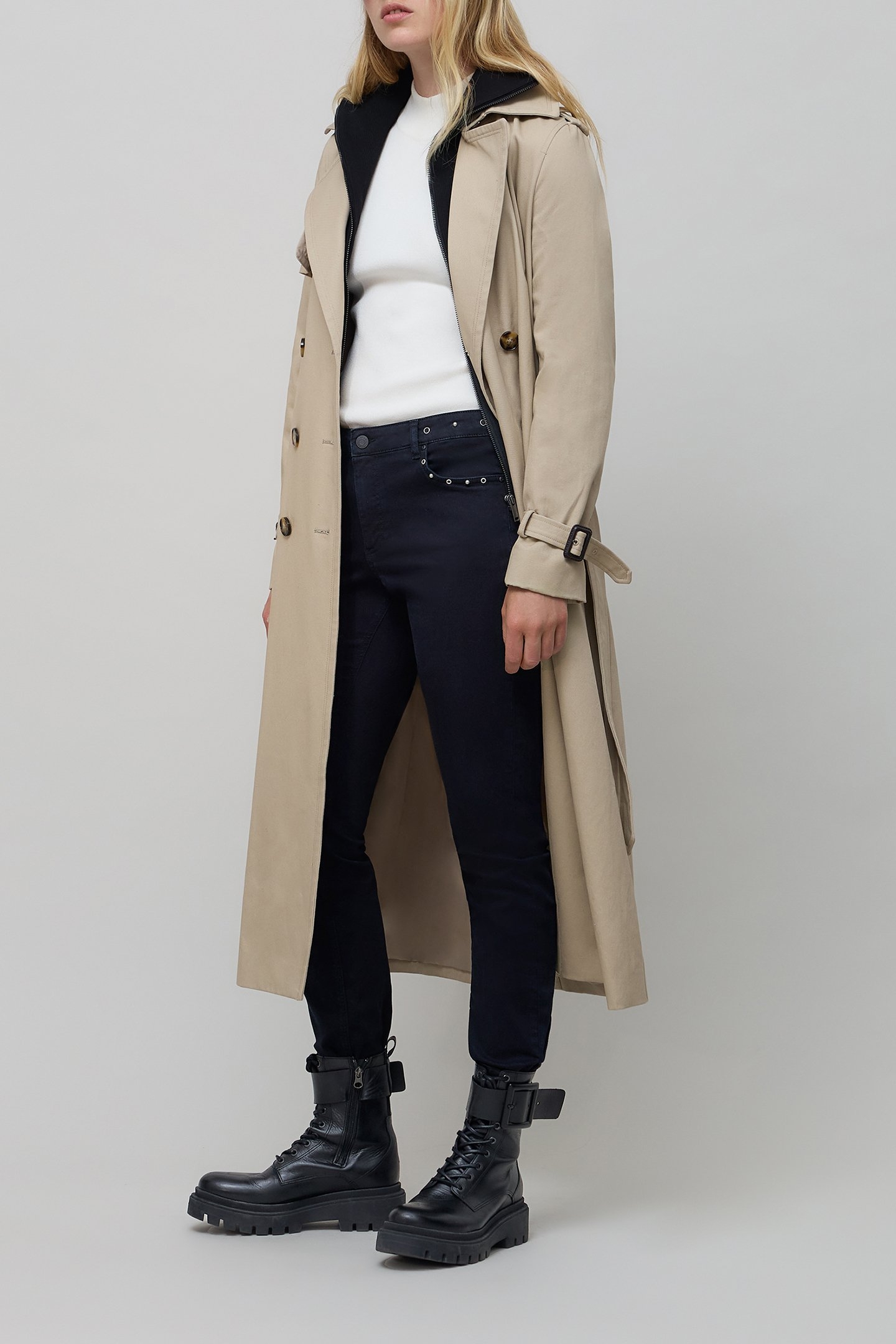 7/8TH SLIM BLUE BLACK POWERSTRETCH STUDDED JEANS 3