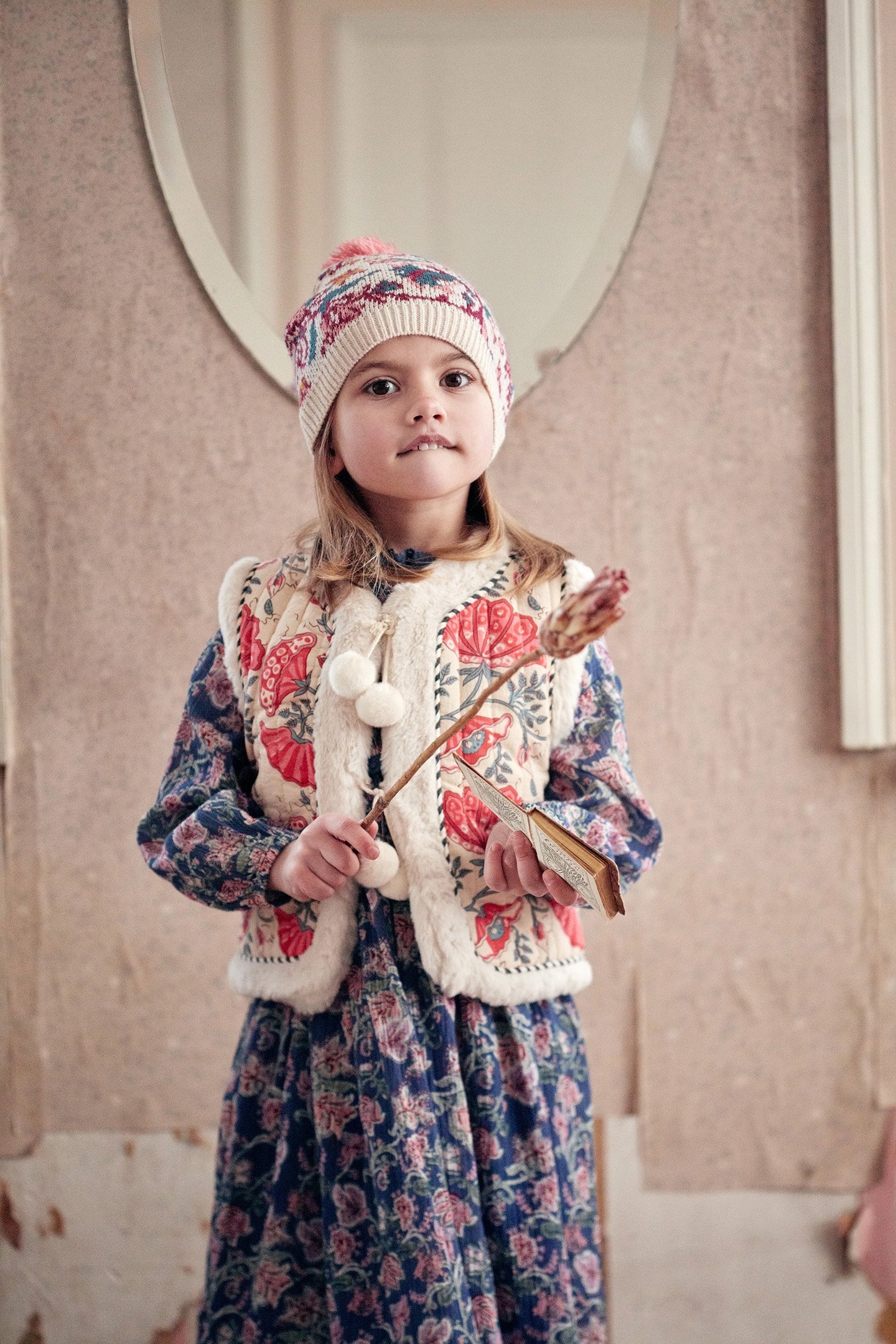 DRESS VEXA BLUE WILD FLOWERS 5