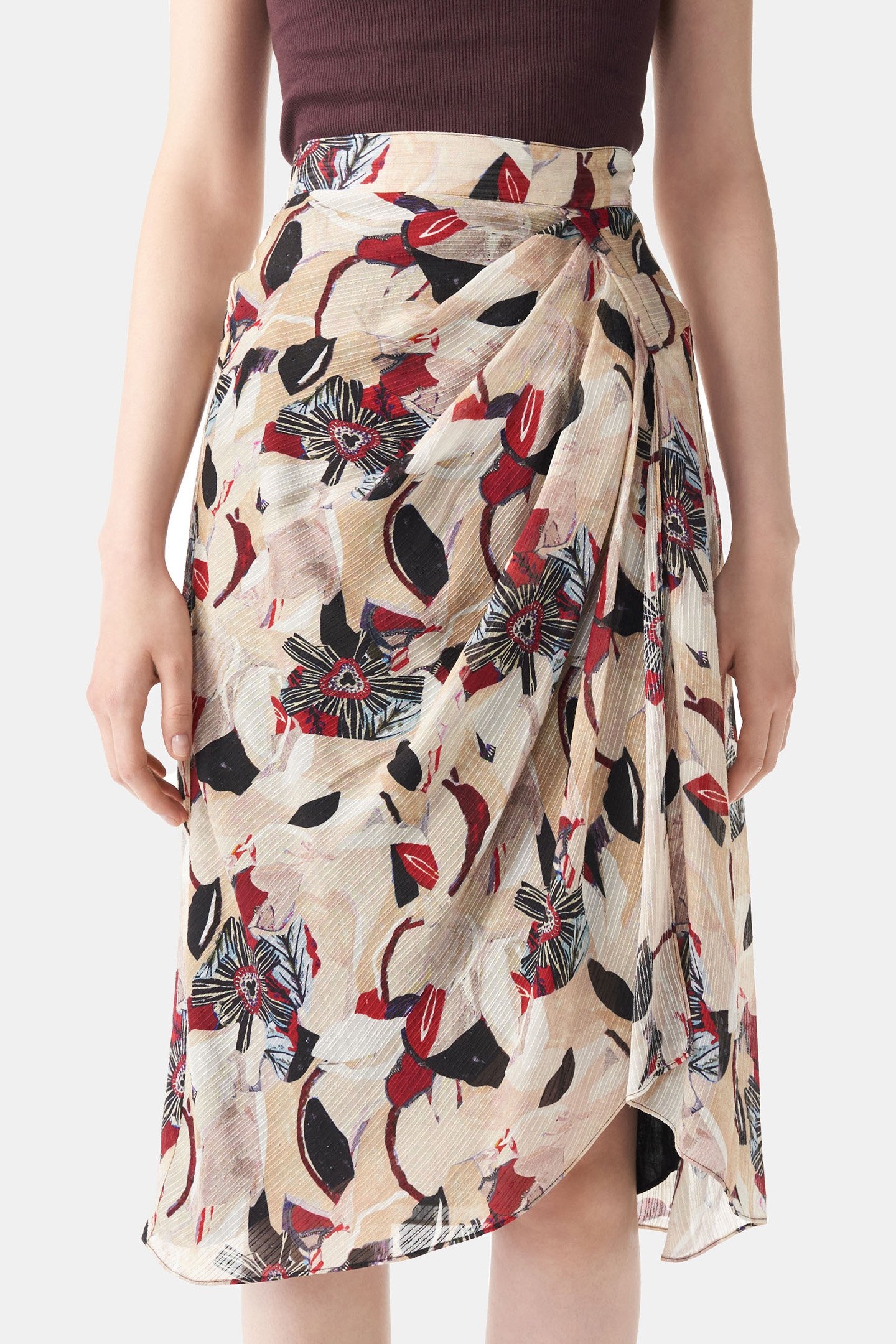 DASSIM SKIRT BEIGE MULTICO 1