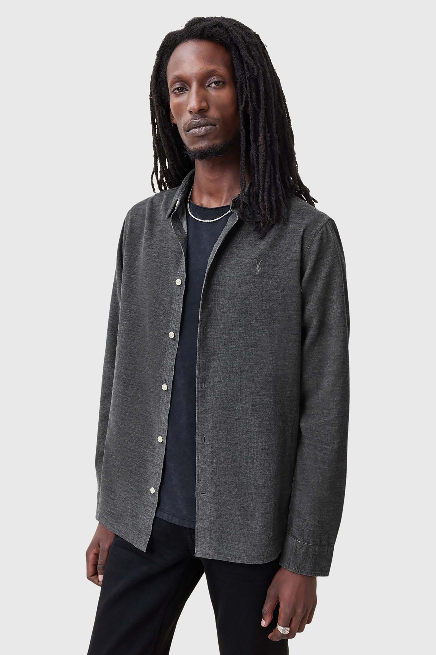 LORELLA LS SHIRT ASHER GREY 1