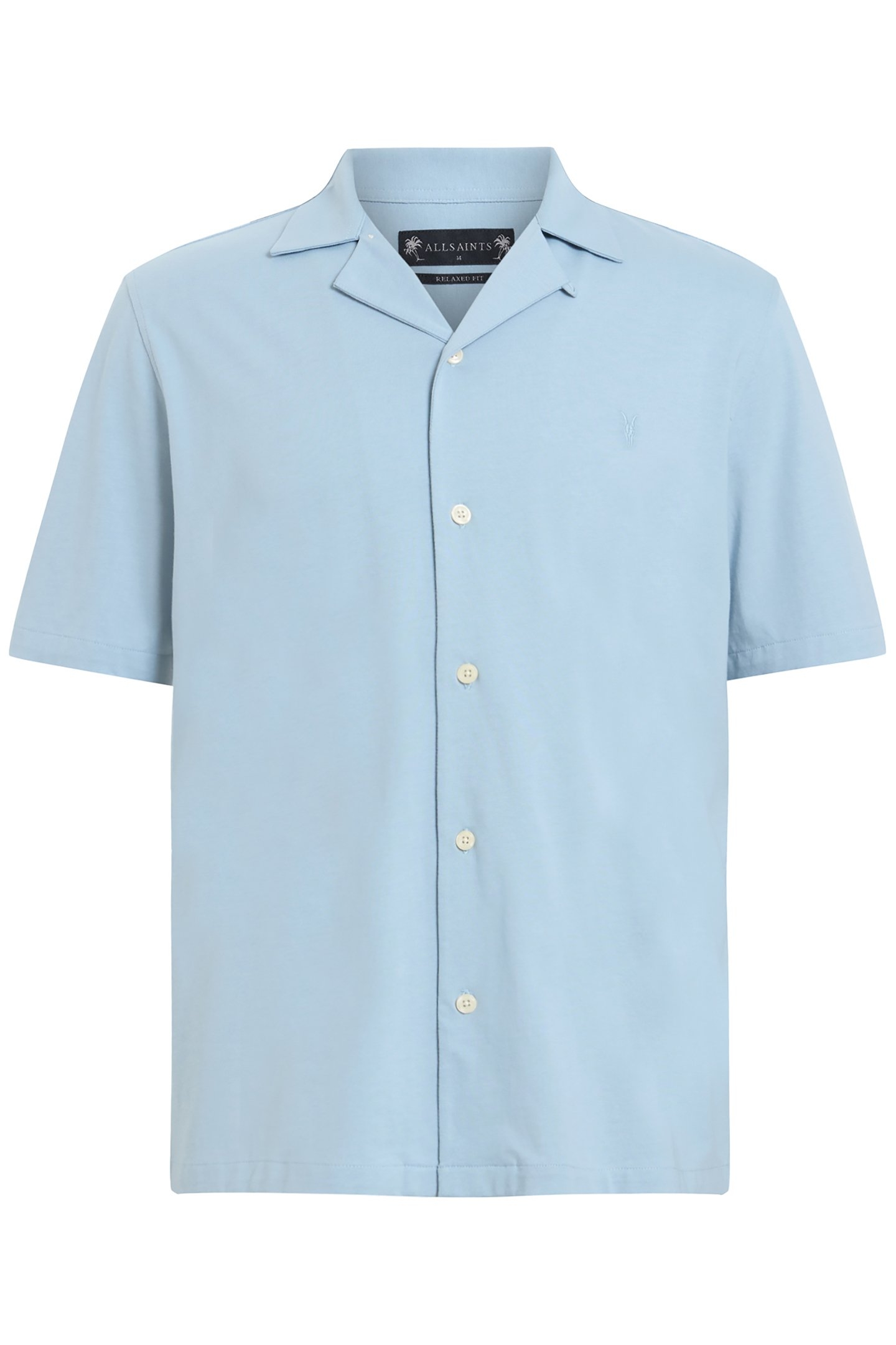 HUDSON SS SHIRT STATIC BLUE 4