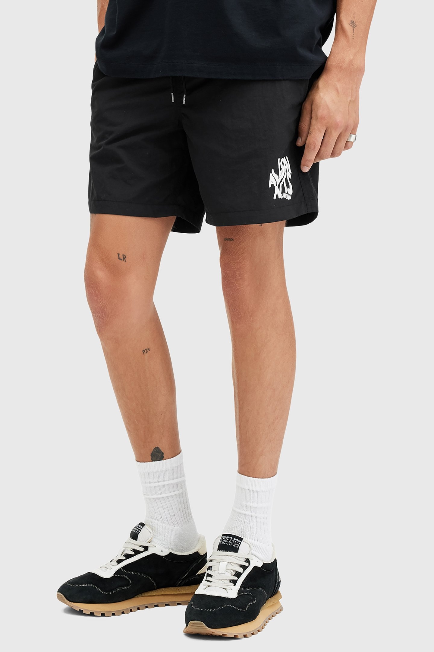 ORLANDO SWIMSHORT JET BLACK 1