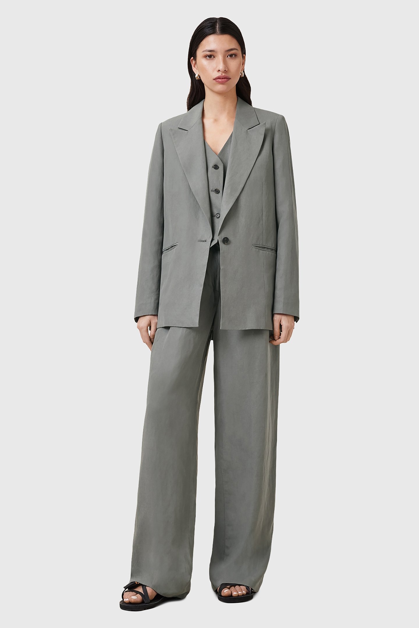 AVERIE LIN BLAZER GREY 3