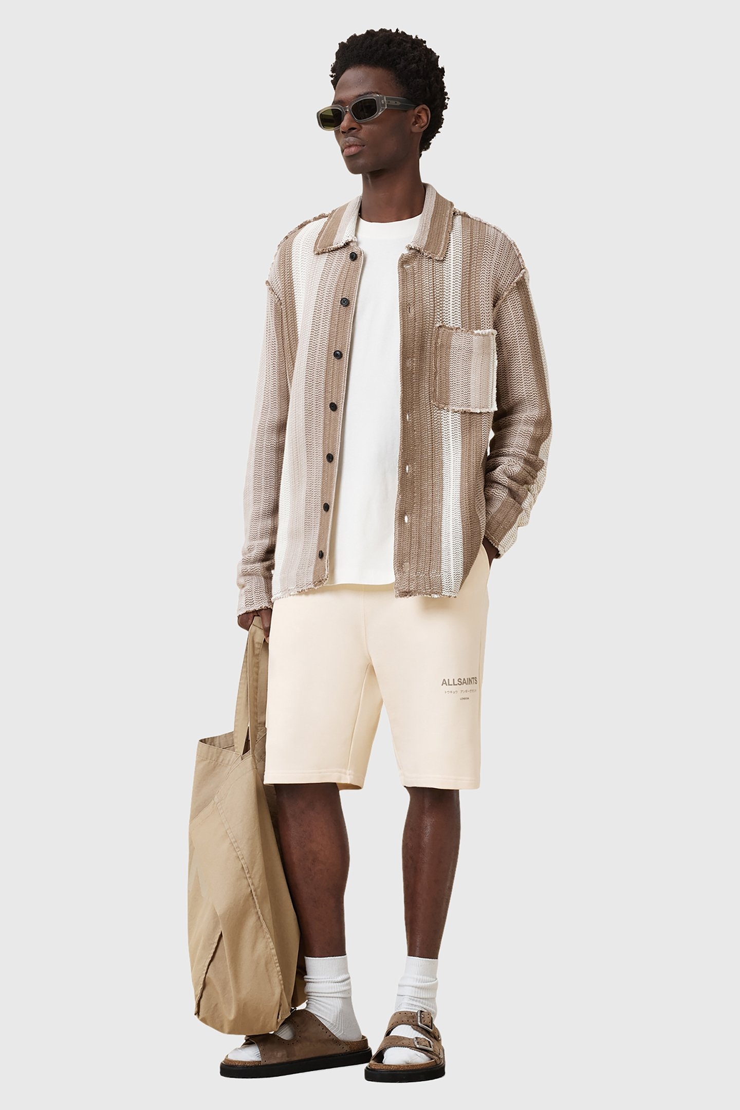 UNDRGRND SWEATSHORT SANDY WHITE 5