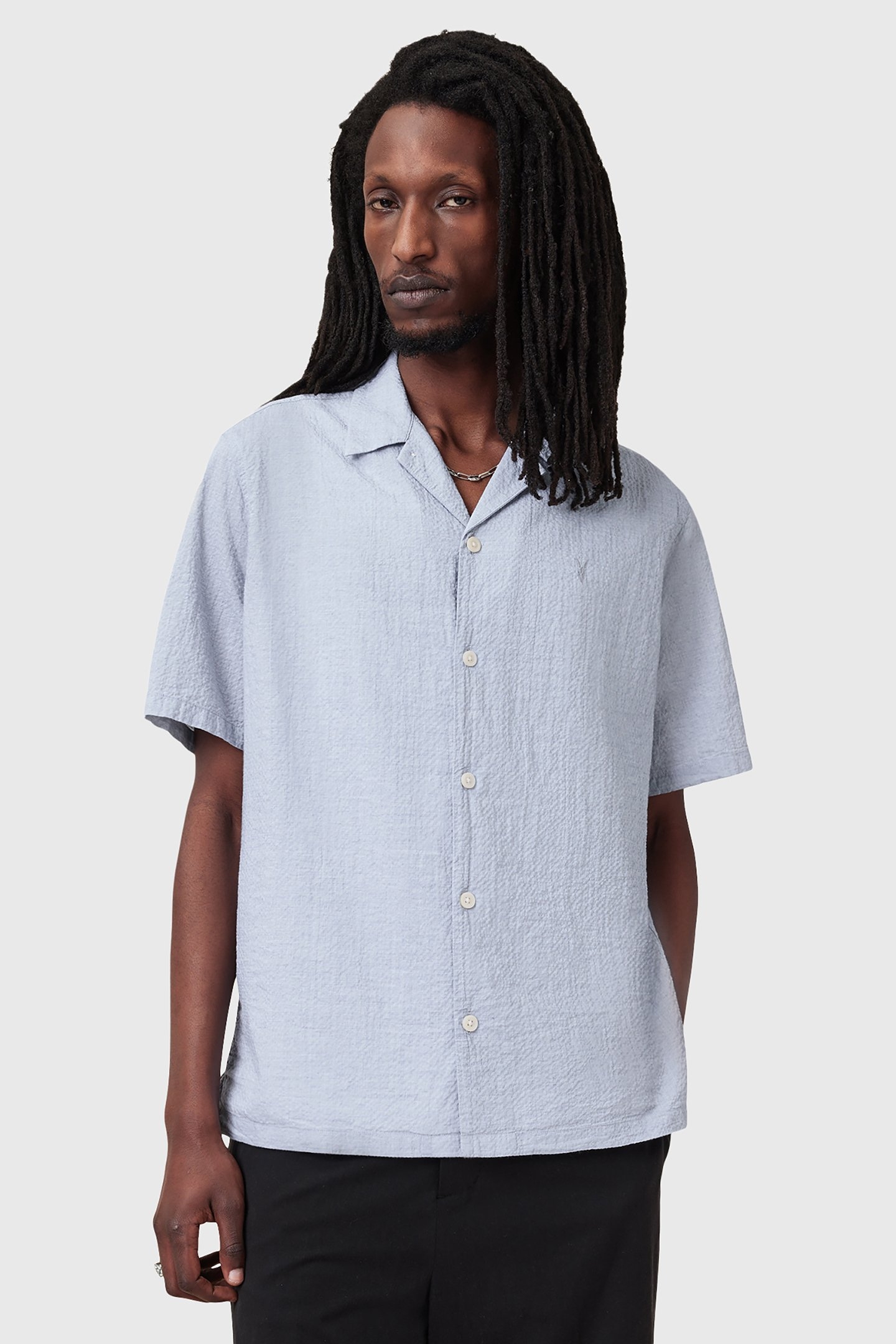 VALMER SS SHIRT BLUEBERRY BLUE 1
