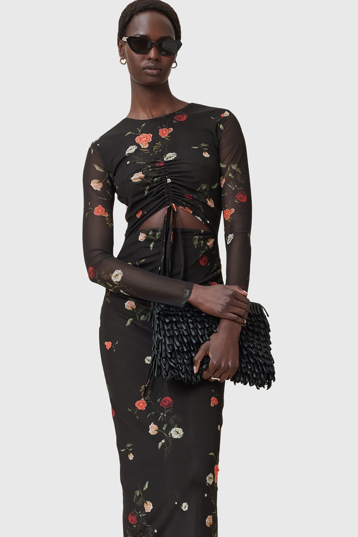 KATHY MESH DRESS BRIAR BLACK 5