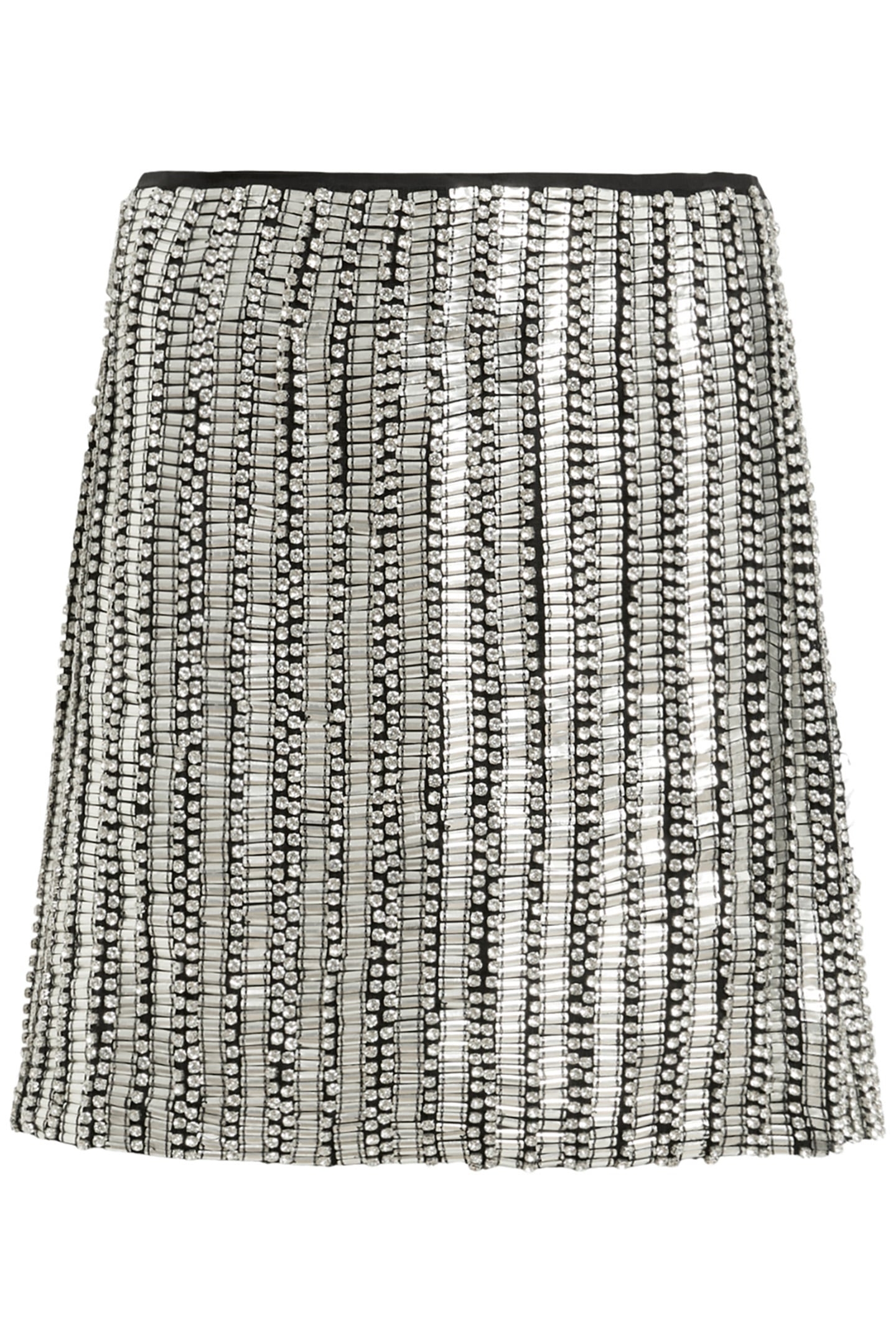 JAMILIA EMB SKIRT SILVER 5
