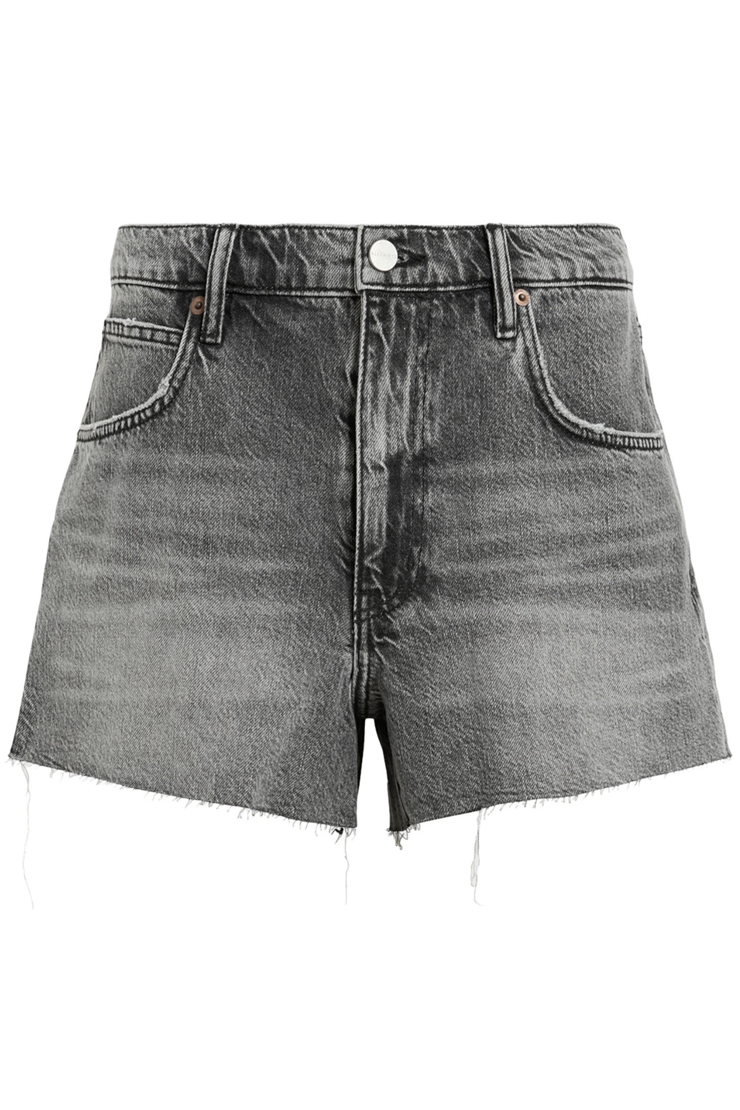 TATE DENIM SHORT WASHED GREY 5