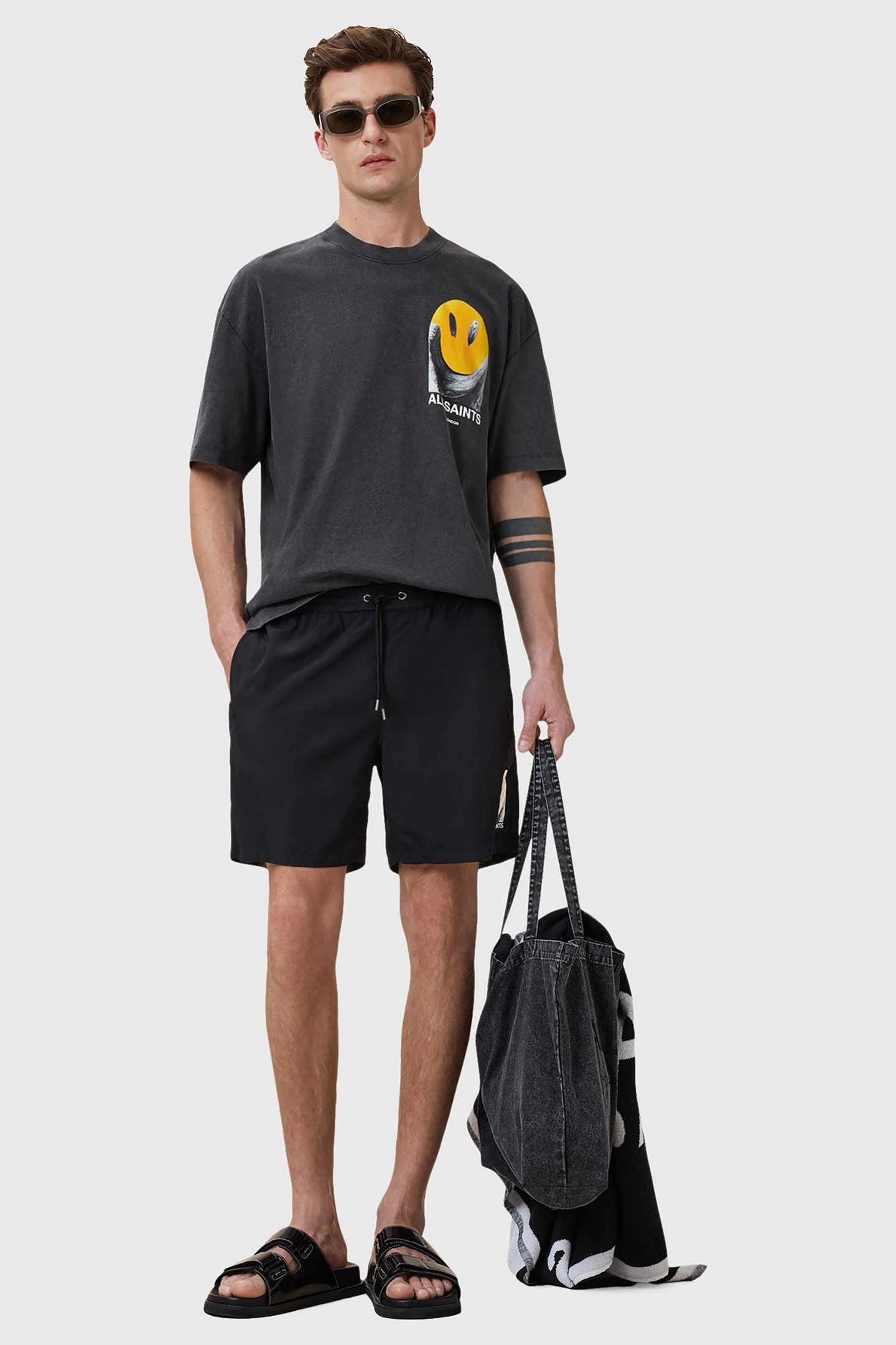 PARTY WAVE SWIMSHORT JET BLACK 6