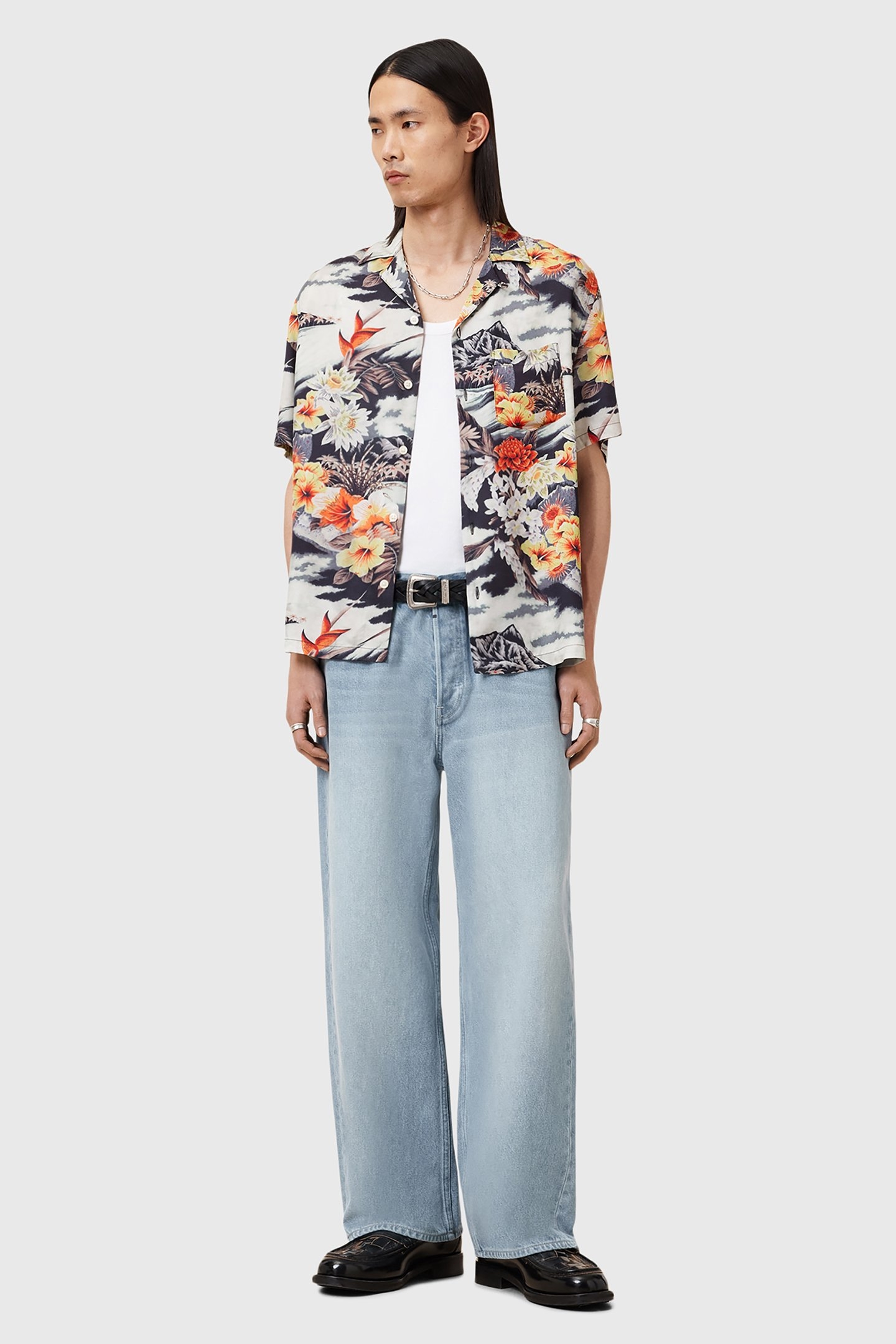 OSCANI SS SHIRT JET BLACK 3