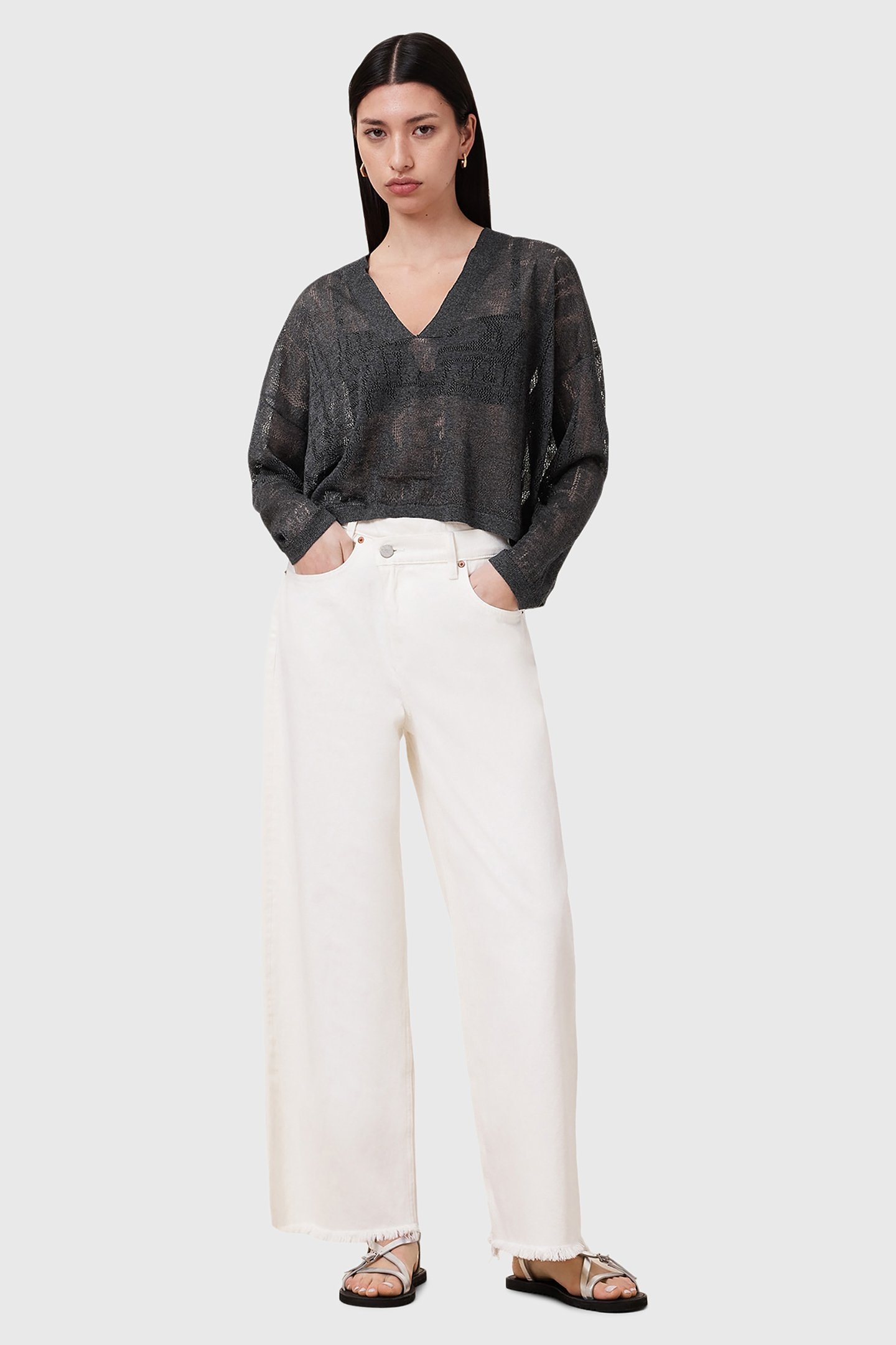 KAITO V NECK CARBON GREY 3