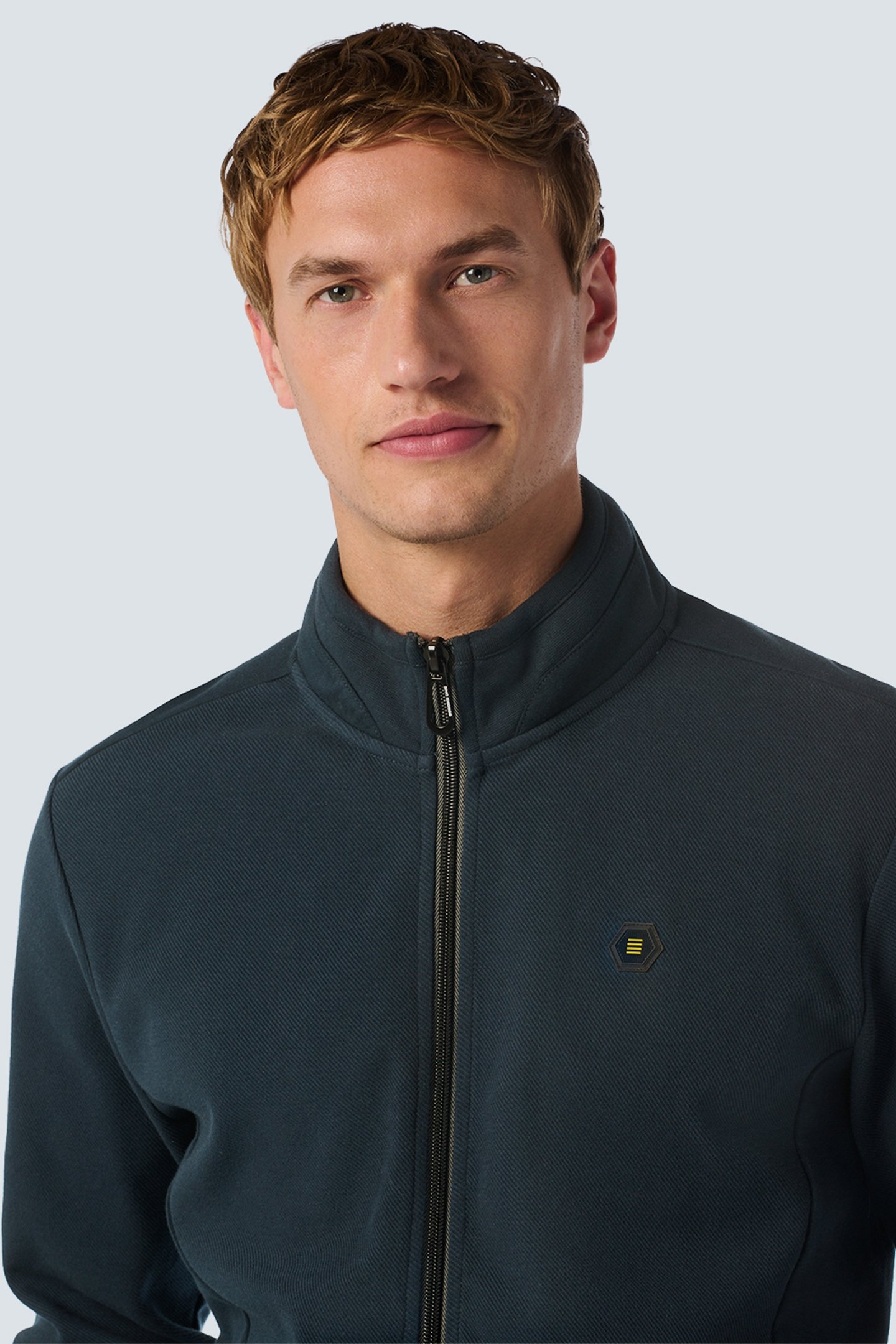 SWEATER FULL ZIPPER TWILL JACQUARD NIGHT 6