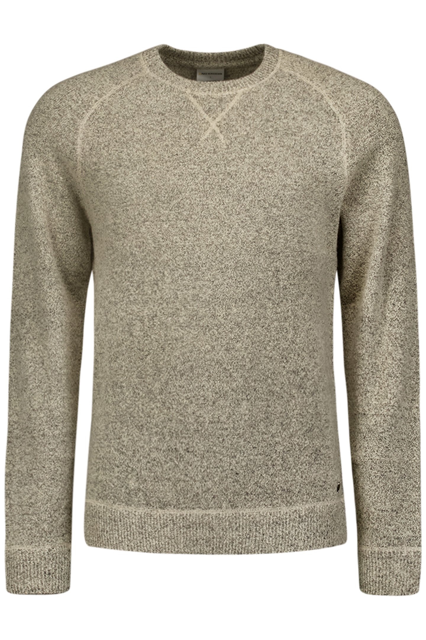 PULLOVER CREWNECK MELANGE WITH WOOL CEMENT 4