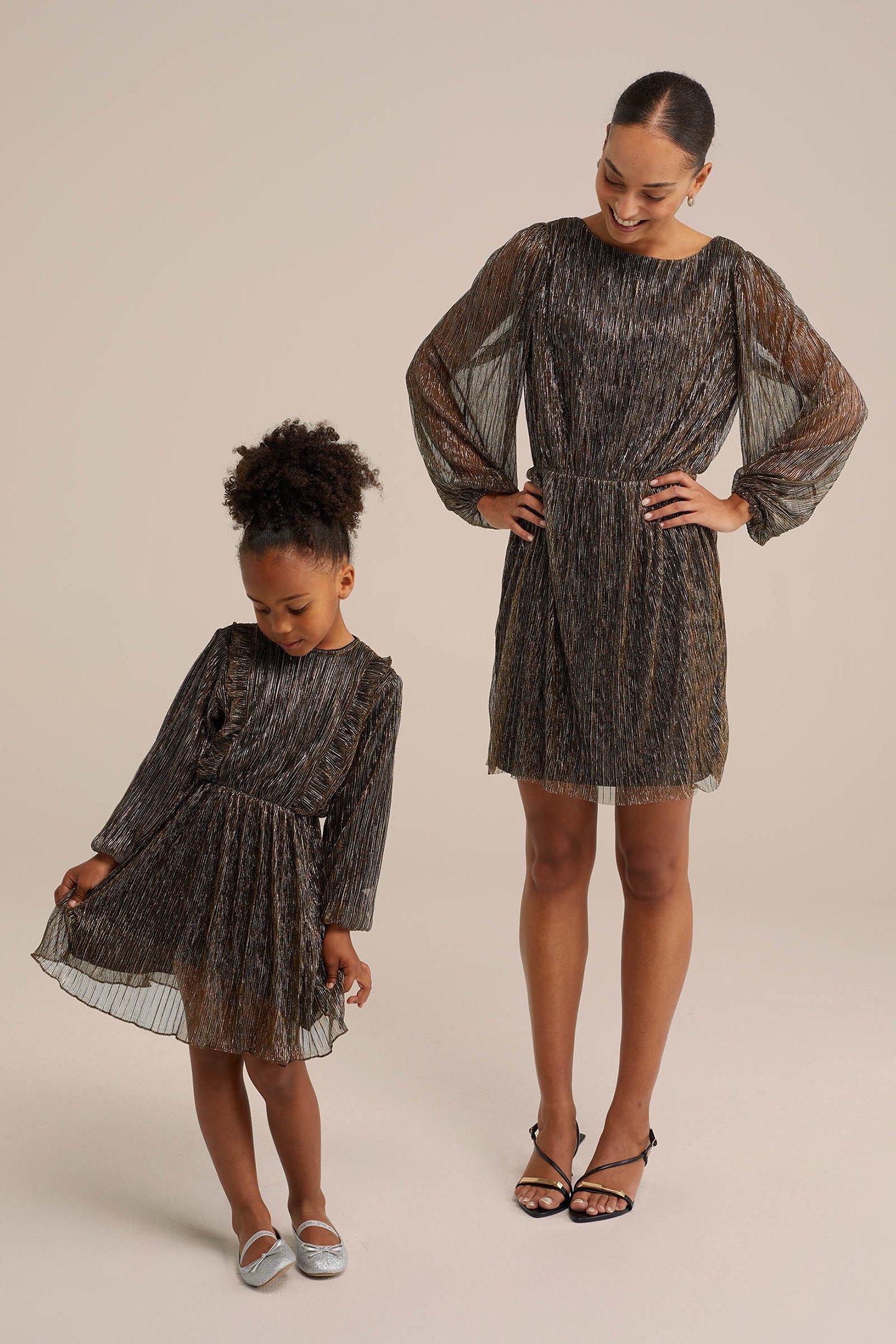 DRESS MID LENGTH GOLD 5