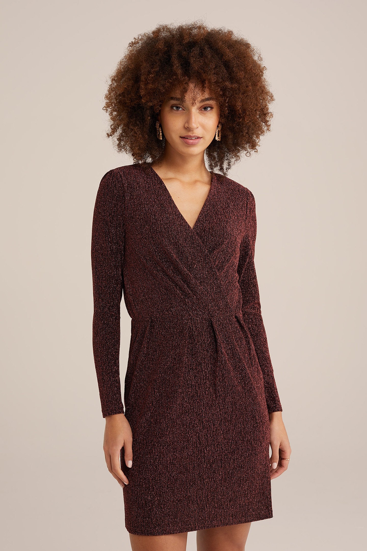 DRESS MID LENGTH RED 1