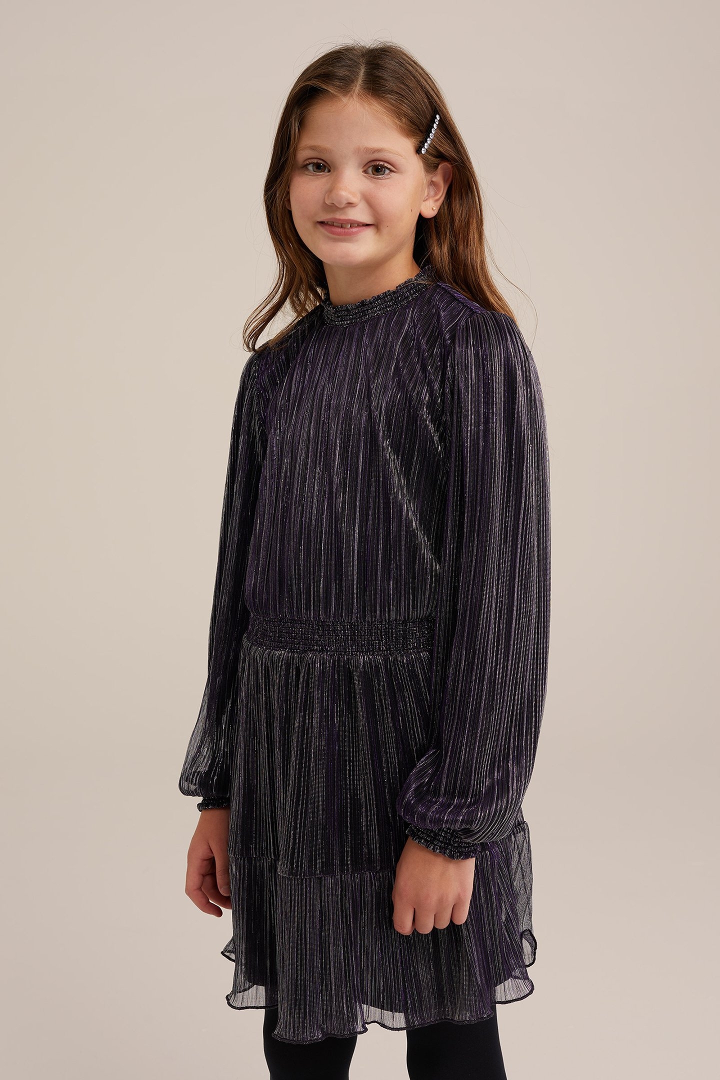 DRESS MID LENGTH PURPLE 1