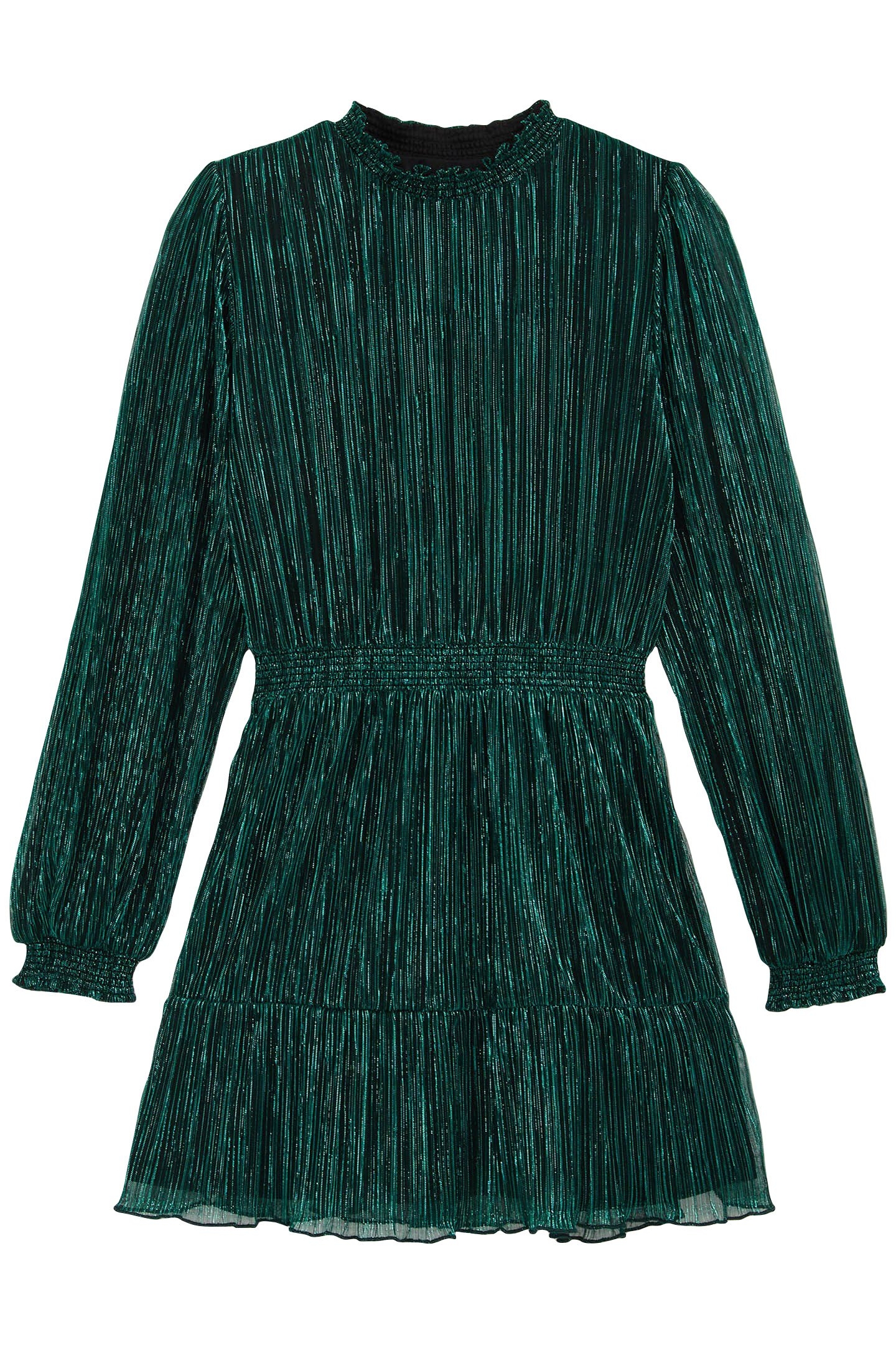 DRESS MID LENGTH DARK GREEN 3