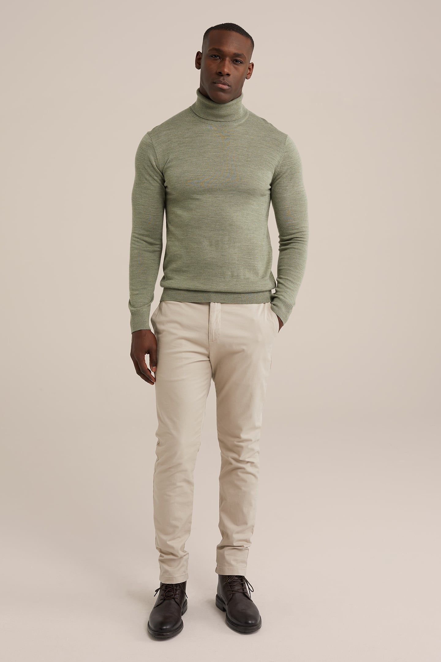 PULLOVER OLIVE GREEN 3