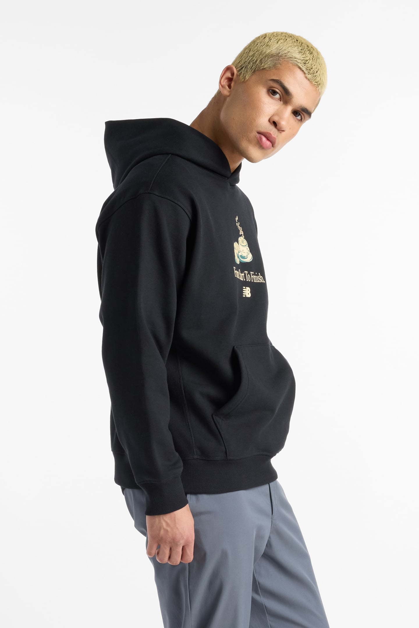 CAFE HOODIE BLACK 6
