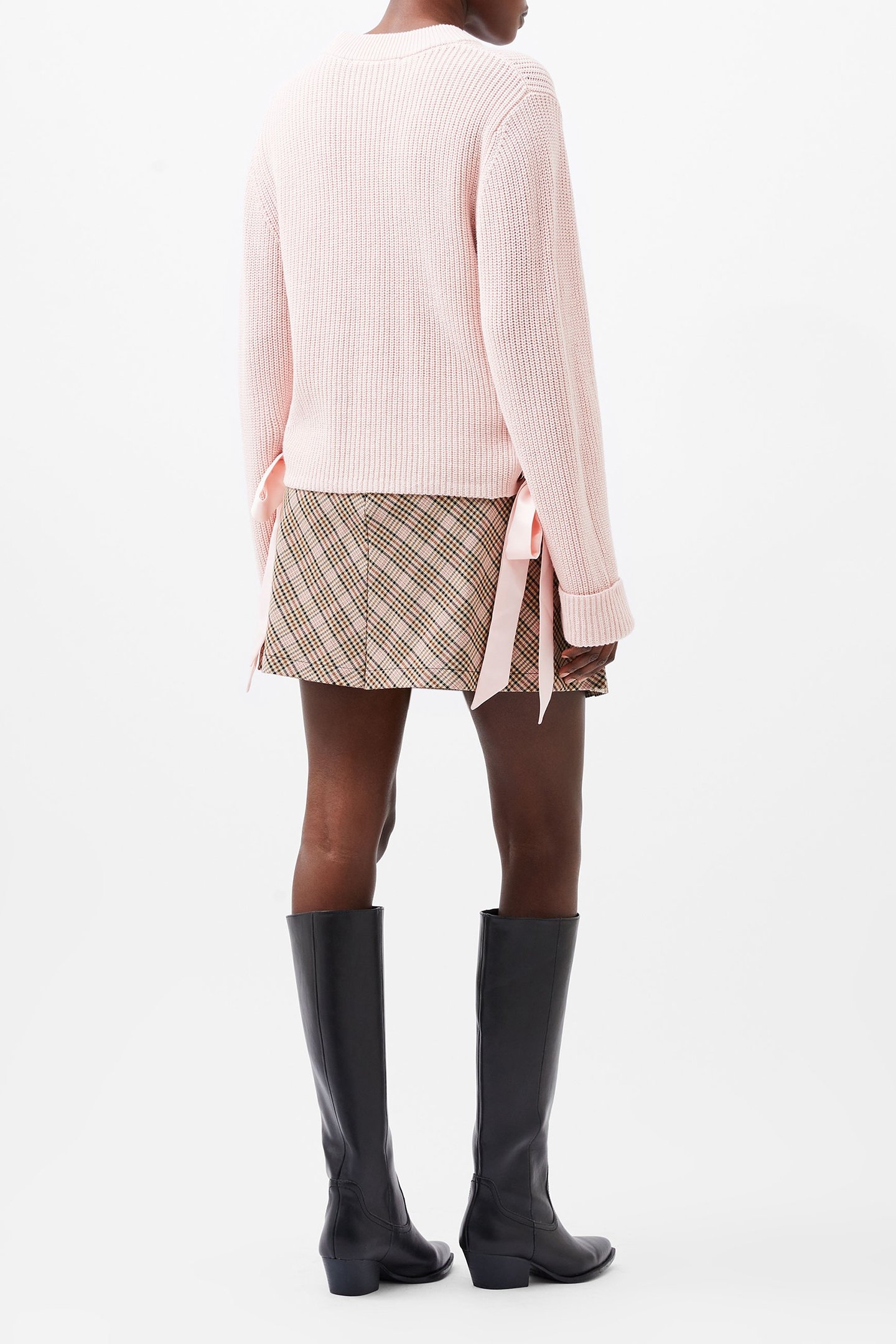 TIE DETAIL JUMPER LOTUS PINK 3