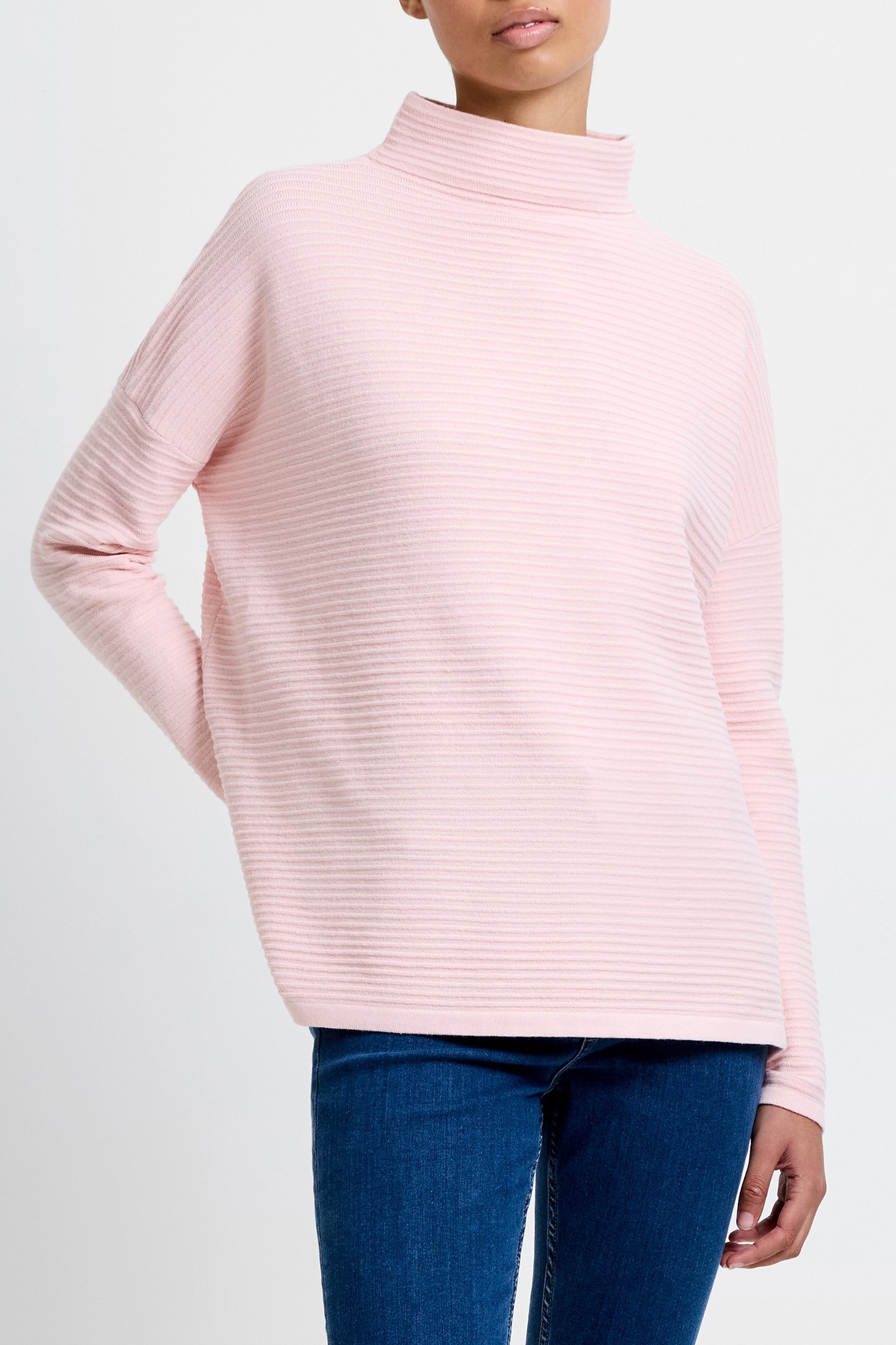 BABYSOFT LENA L/S HIGH NK JMPR LOTUS PINK 1