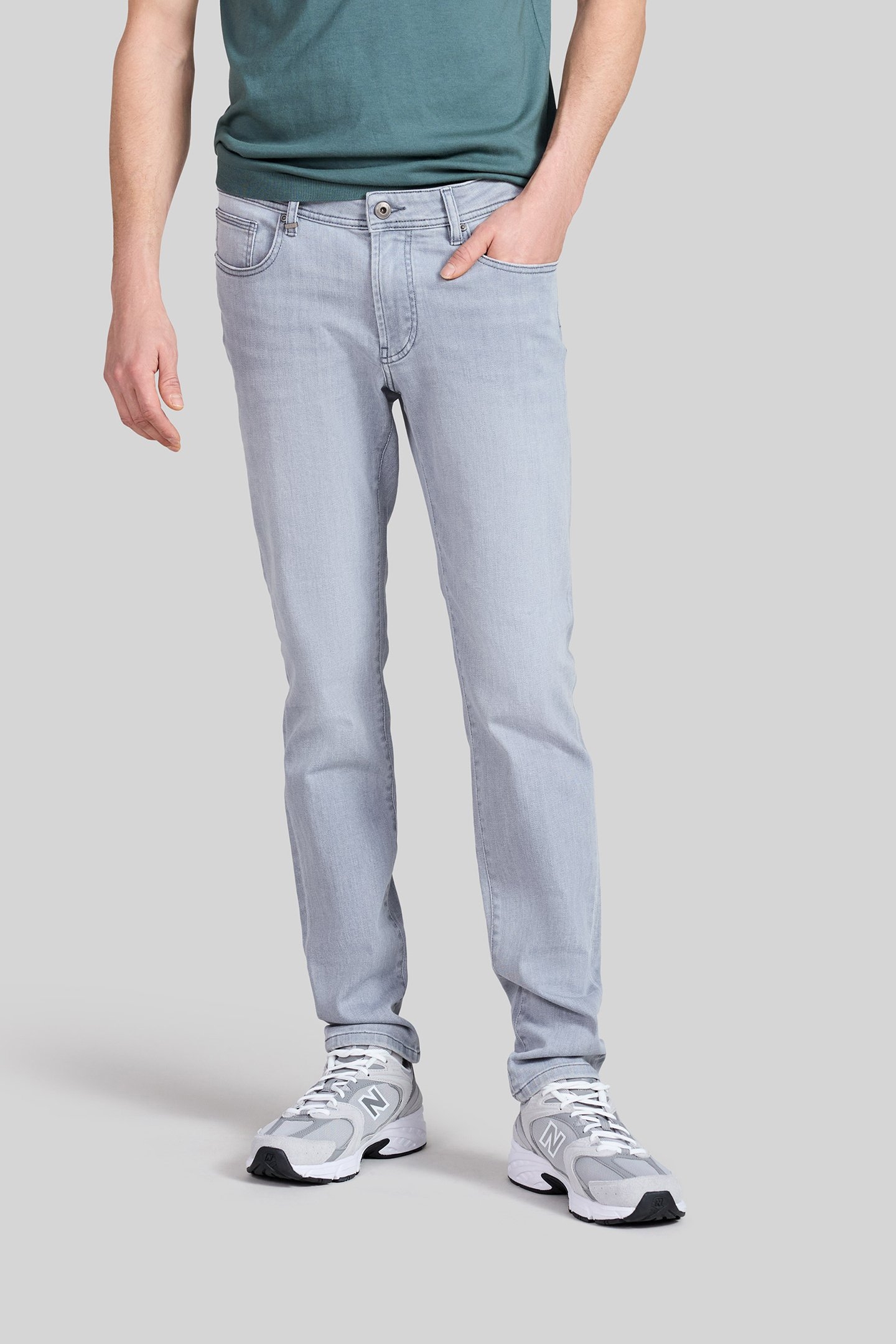 GREY BLUE WATERLESS SLIM JEANS BLUE 1