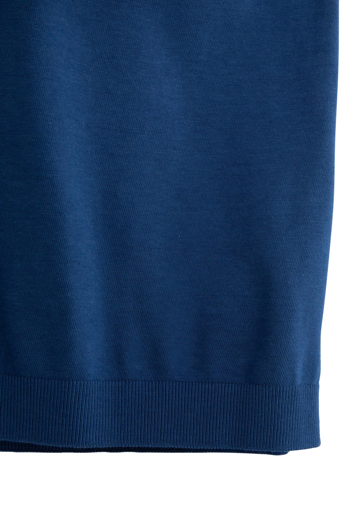 COBALT COTTON MODAL POLO SHIRT BLUE 7