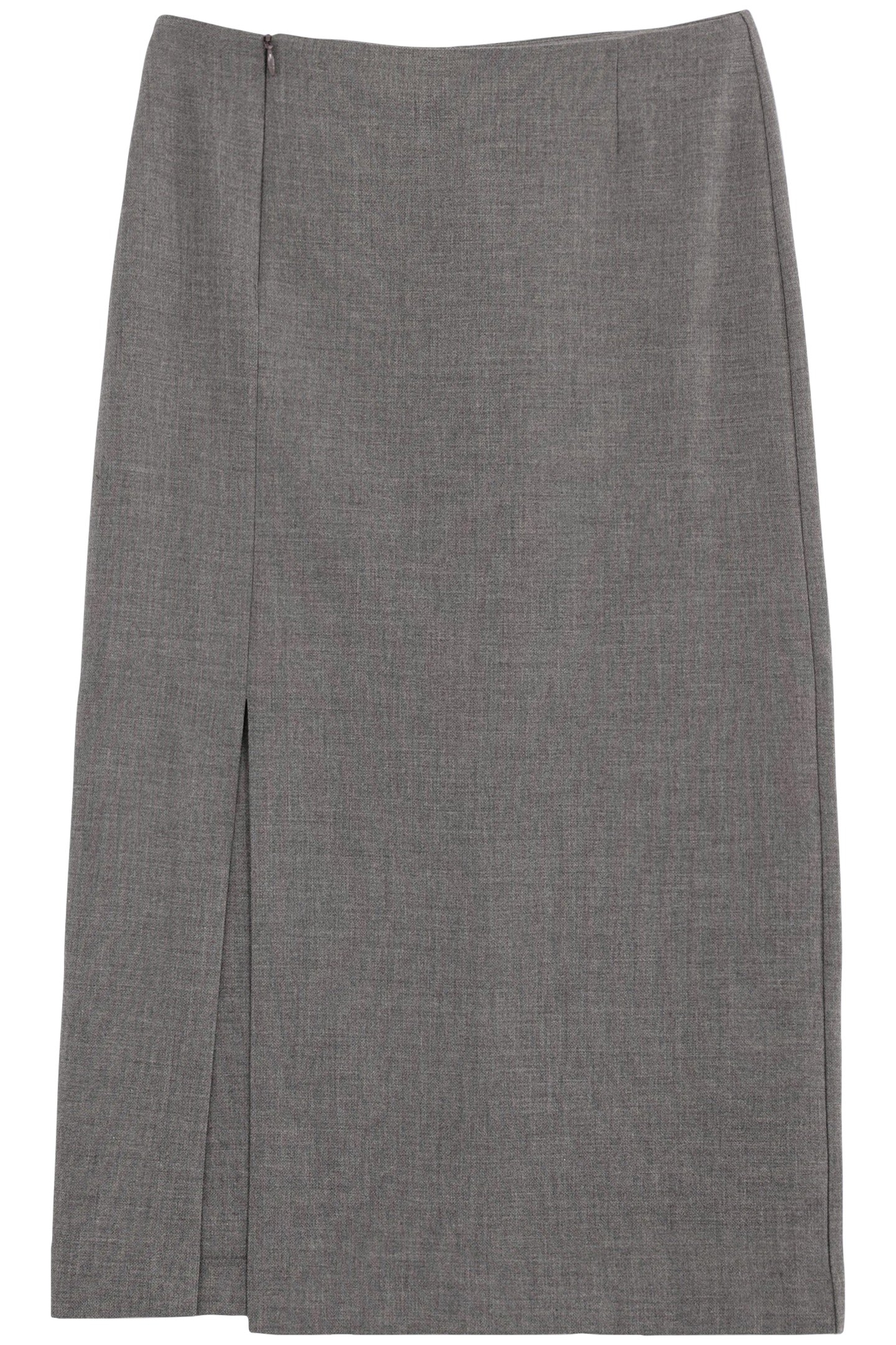 FAUX-UNI GRAY PENCIL SKIRT GREY 4
