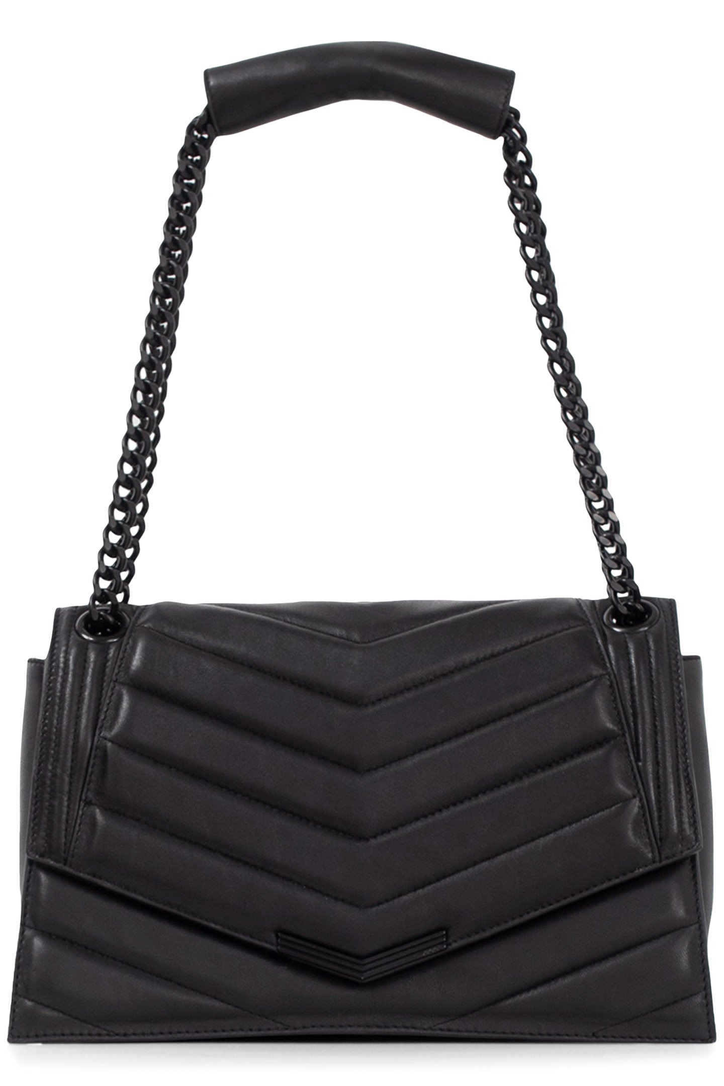 BLACK QUILTED LEATHER THE 1 TIMELESS BAG SIZE L BLACK 1