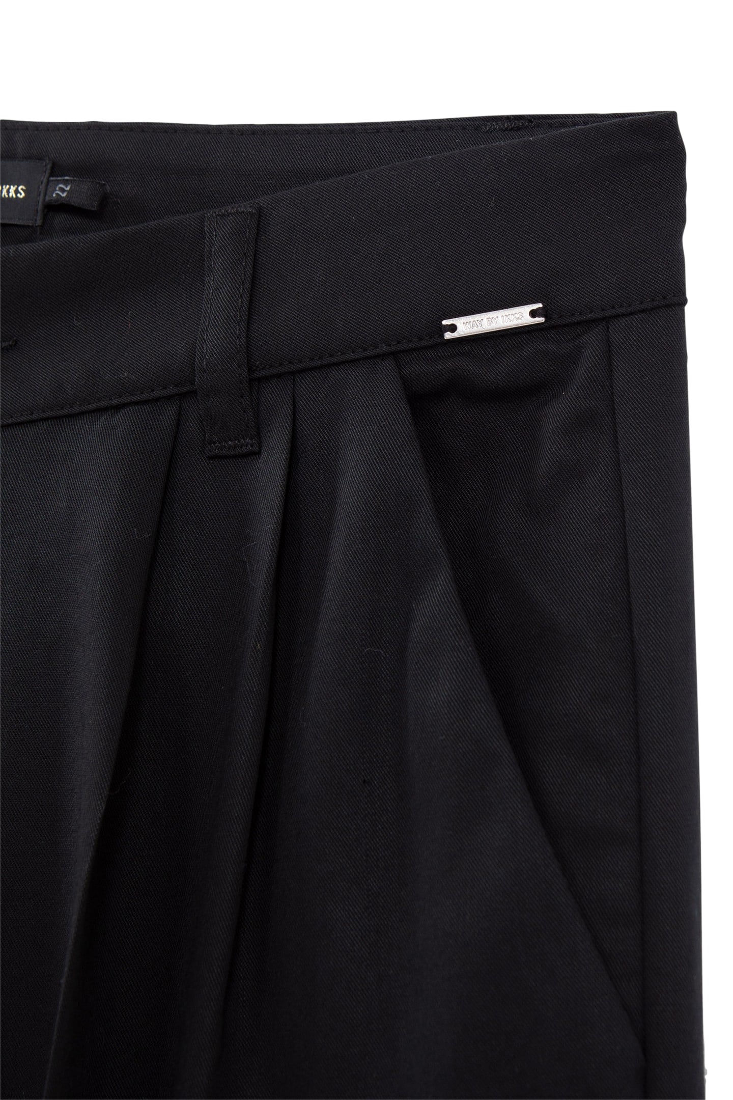 GIRLS’ BLACK LYOCELL® WIDE TROUSERS WITH DARTS 5