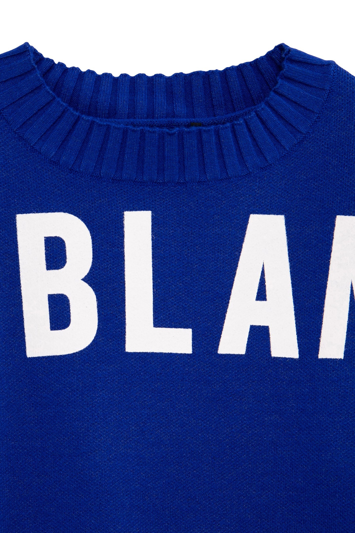 BLUE SWEATER DRESS MAXI MESSAGE GIRL 3