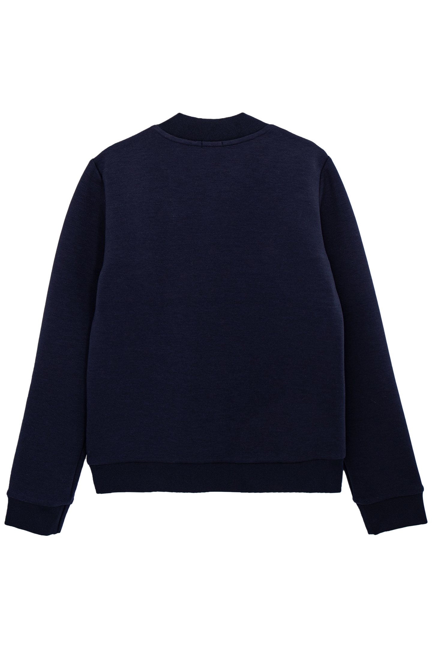 BOY'S NAVY TEDDY-NECK SWEATSHIRT 2
