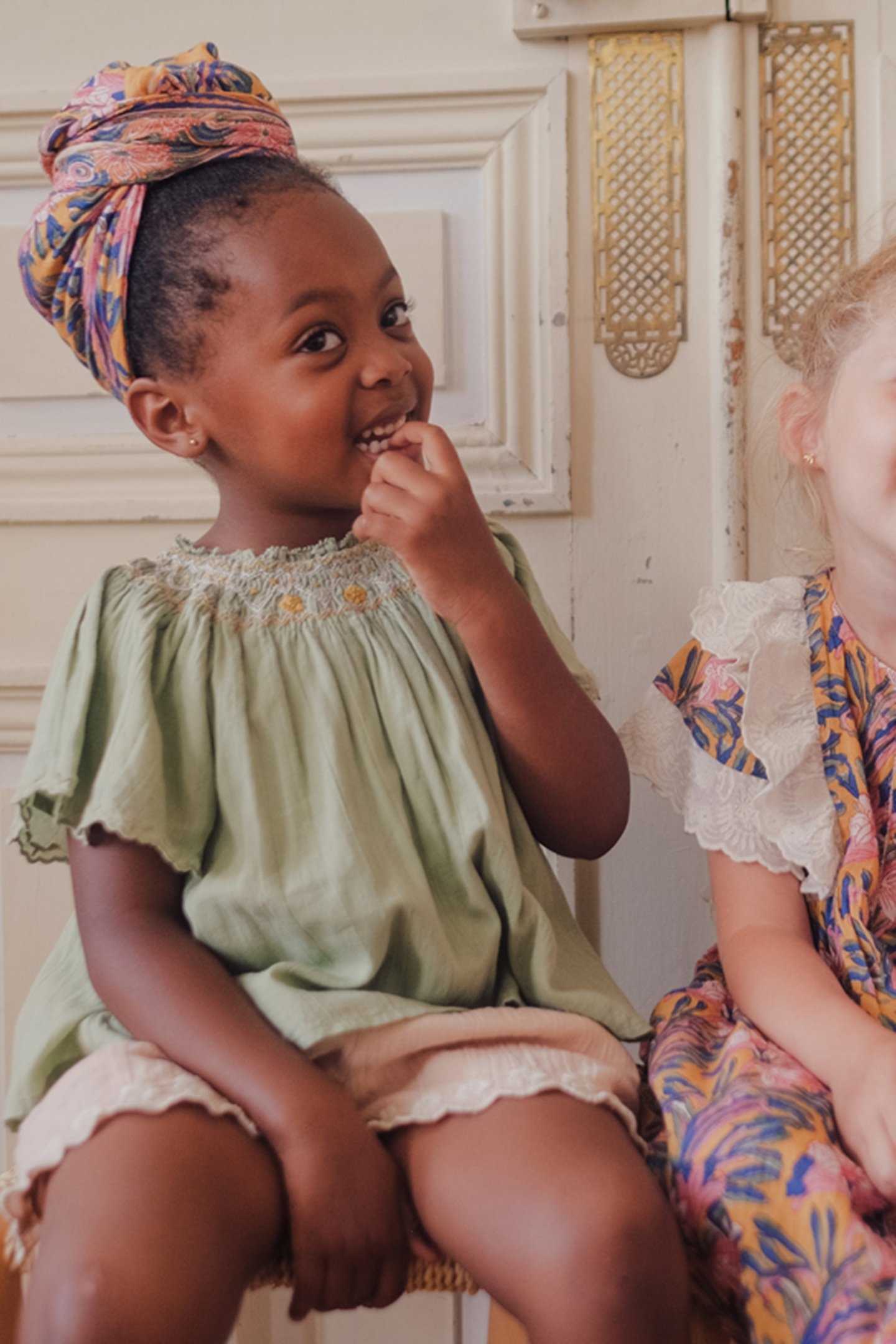 BLOUSE FLORE OLIVE 1