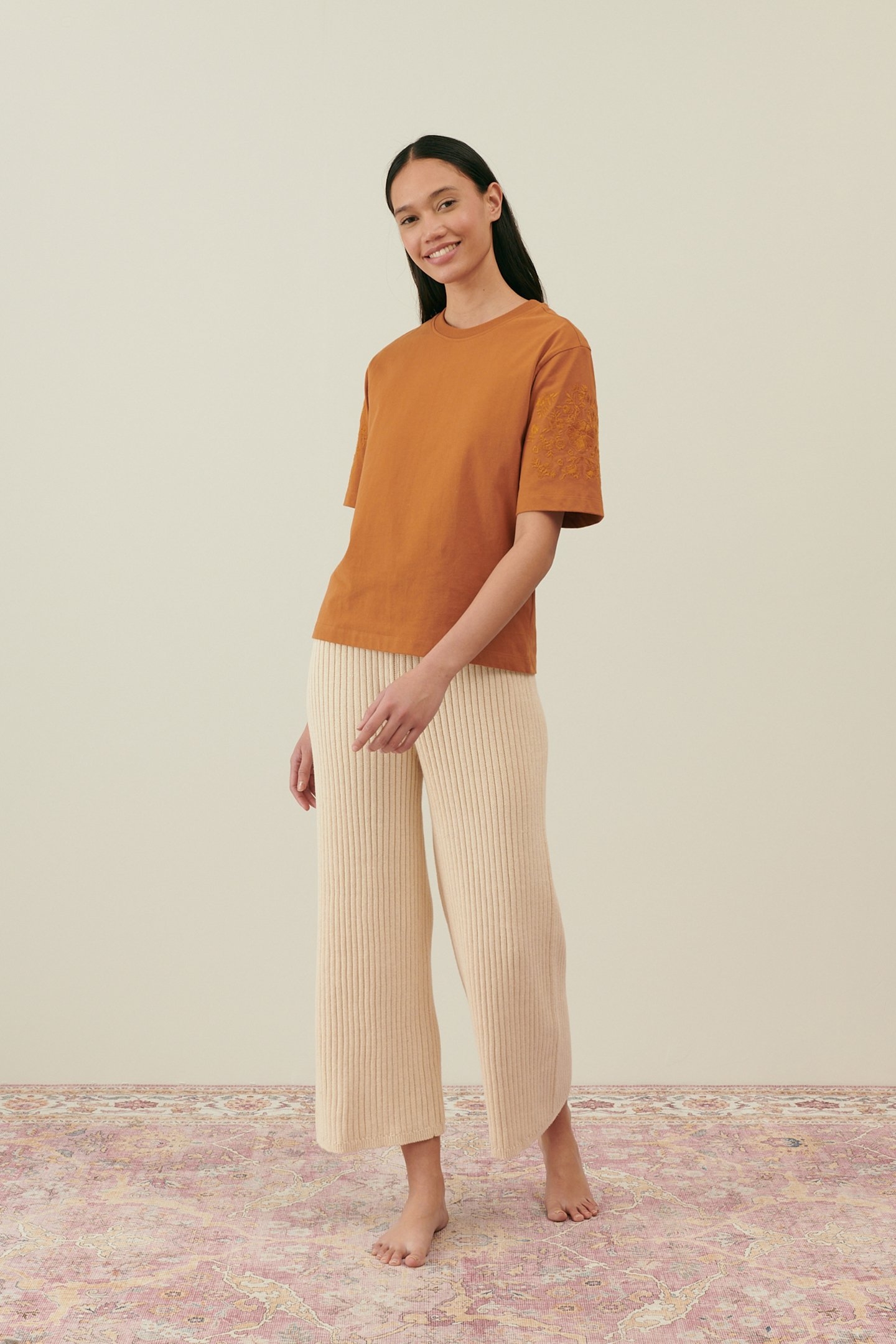 TEE LAURIA CARAMEL 5