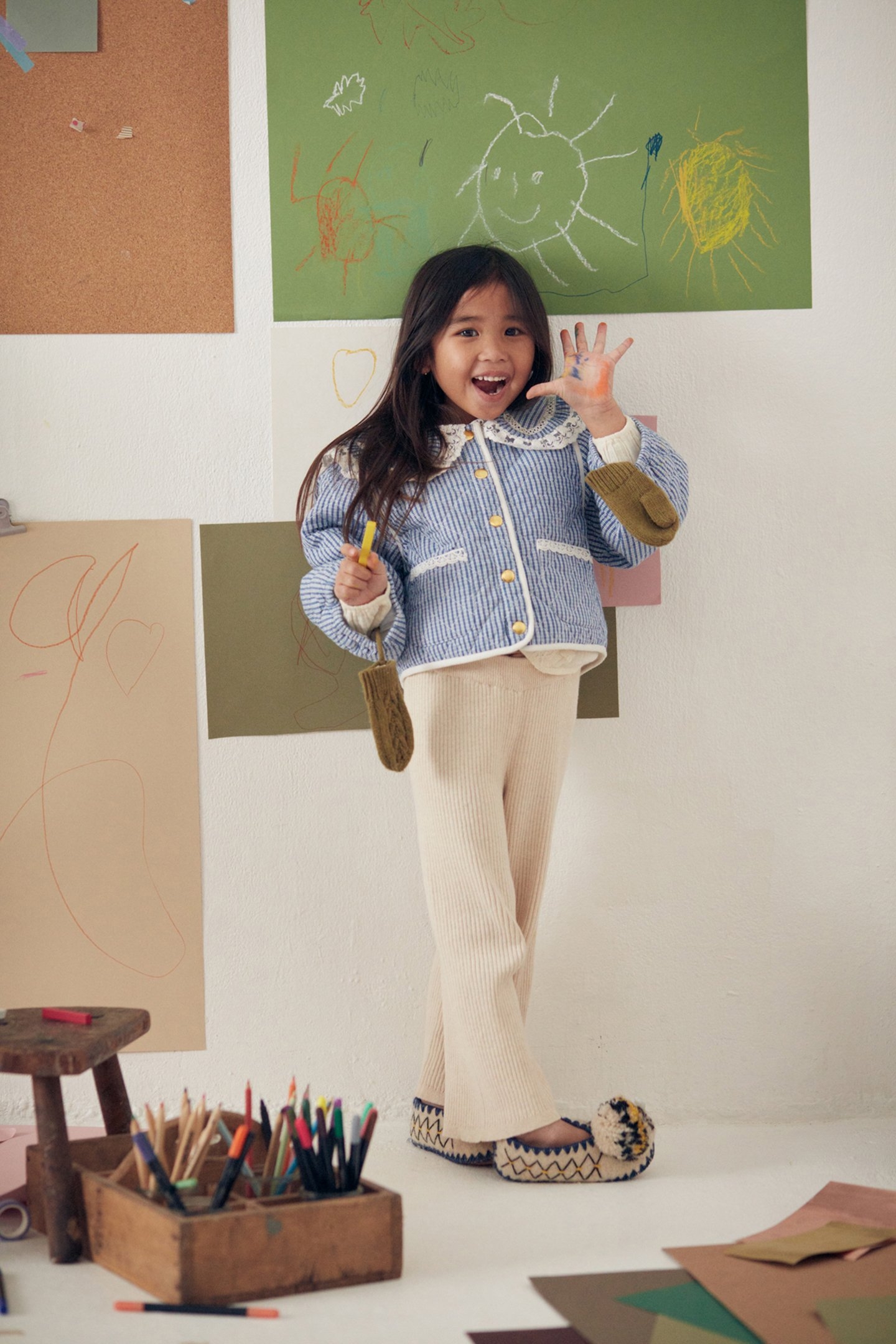 JACKET JOULIA BLUE SONNET VICHY 1