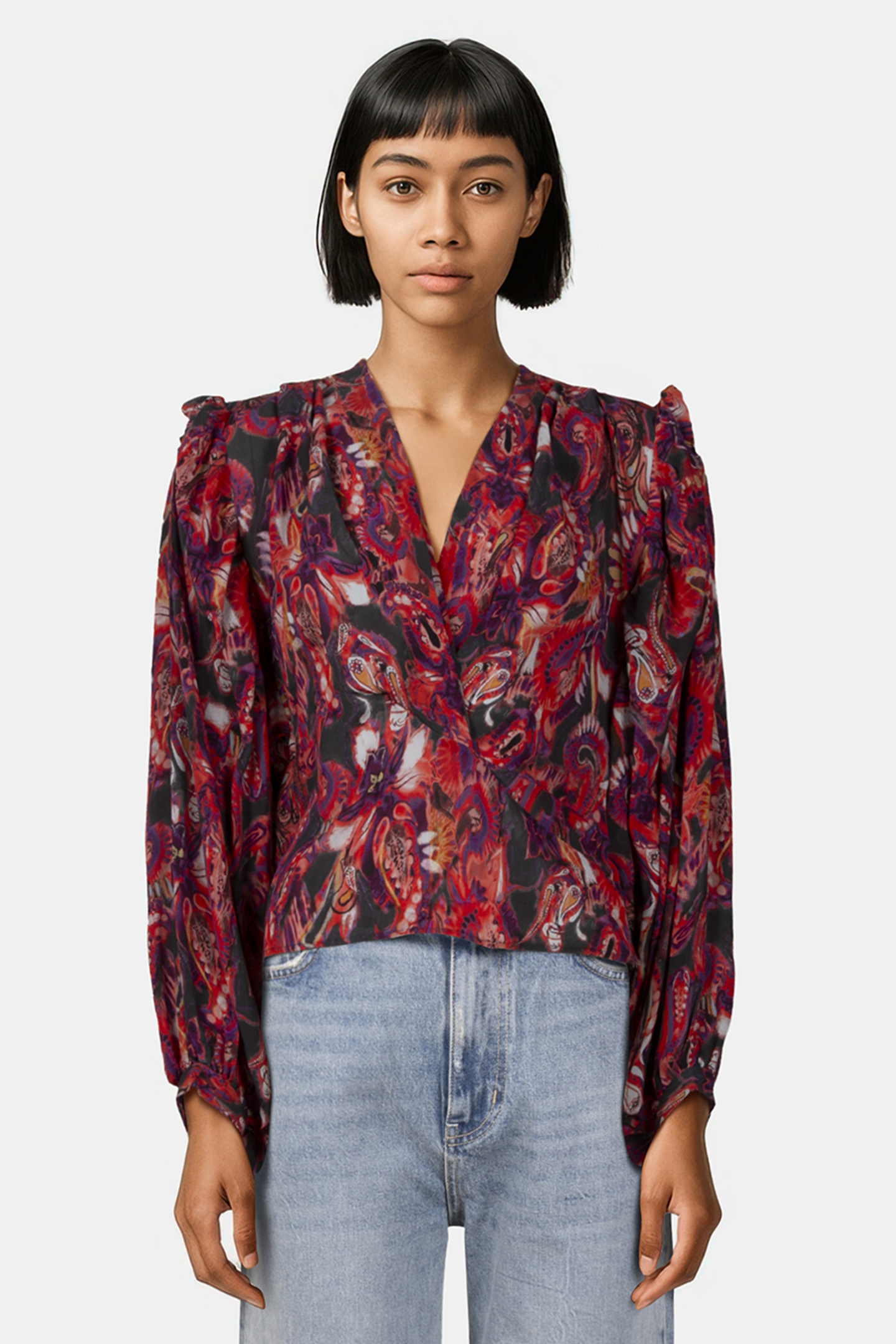 DENA TOP RED MULTICO 1