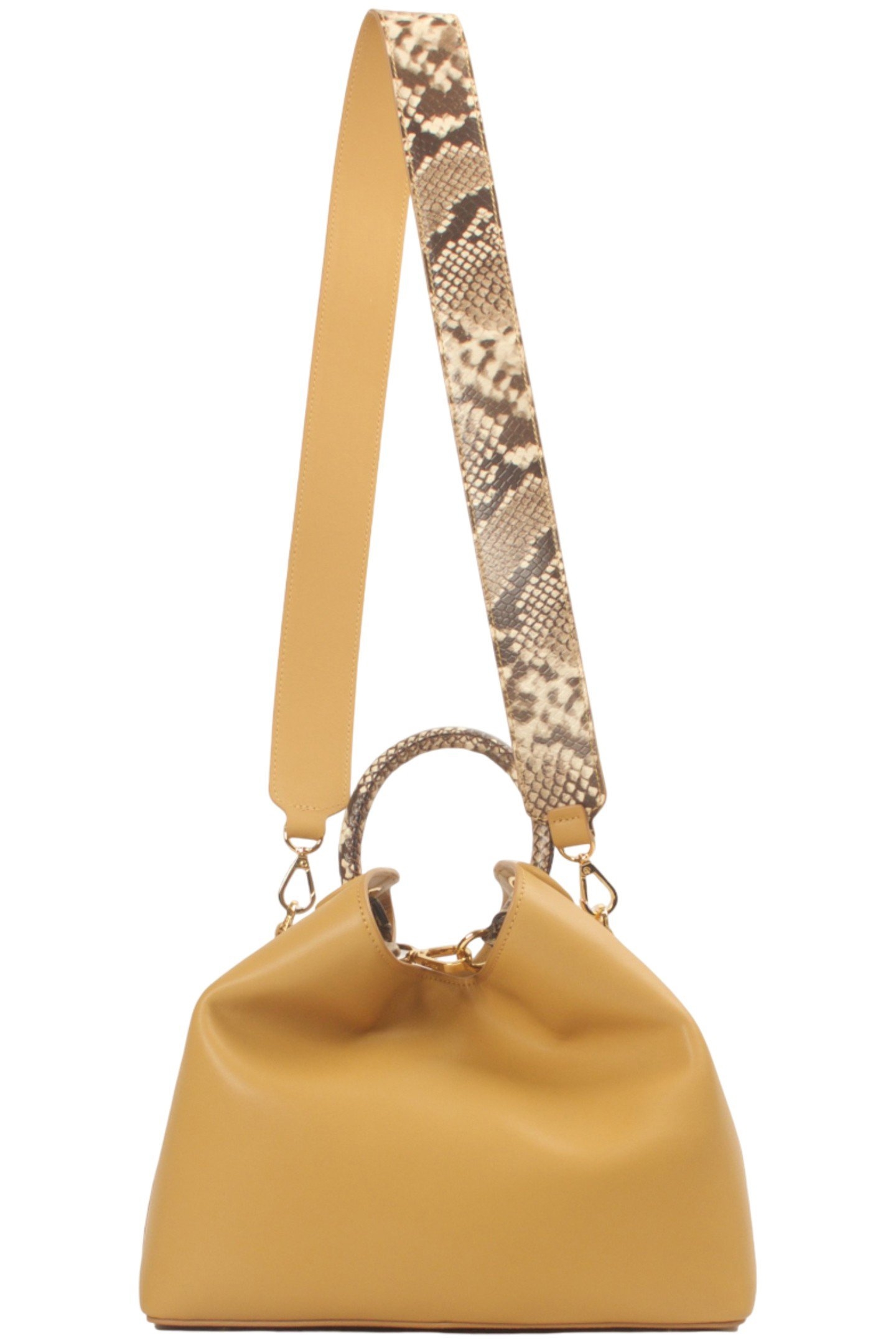 RAISIN MUSTARD/PYTHON PRINT SAND 2