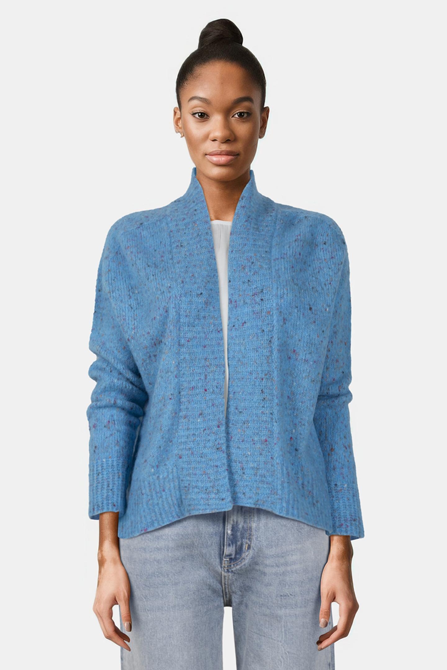 BOXY CARDIGAN SAPPHIRE BLUE 2