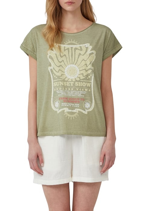 S.OLIVER-QS T-SHIRTS GREEN 1