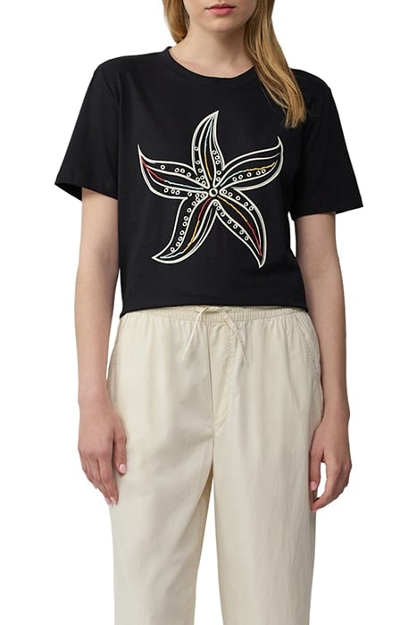 S.OLIVER T-SHIRTS GREY/BLACK 1