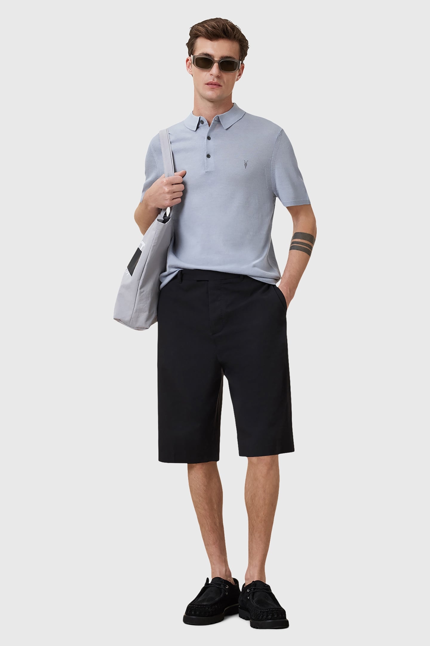 MODE MERINO SS POLO WILLOW BLUE 3