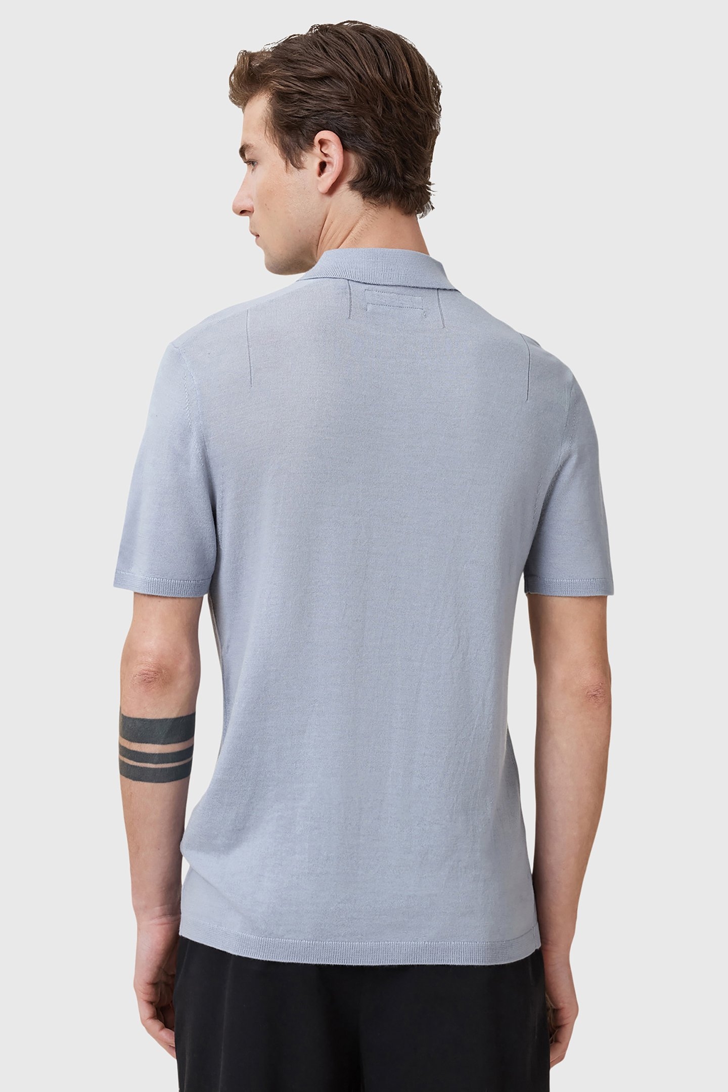 MODE MERINO SS POLO WILLOW BLUE 4