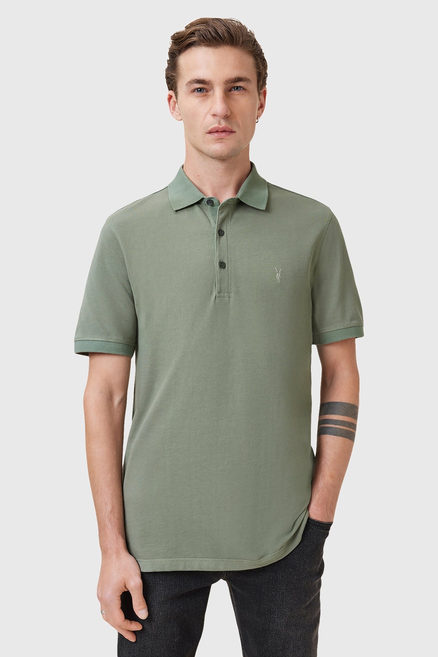 REFORM SS POLO 2 PAC OPTIC WHITE/GREEN 2