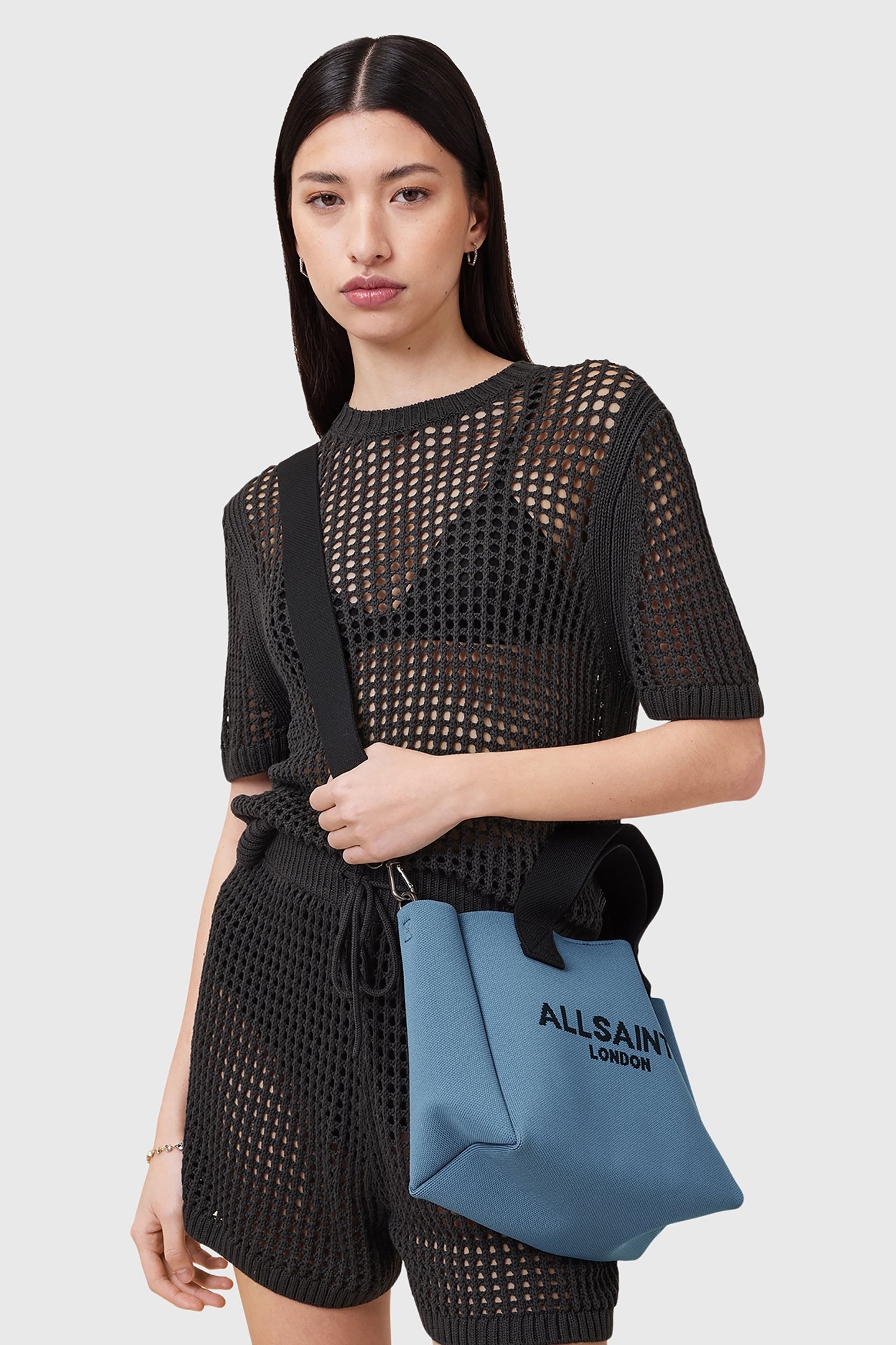 IZZY MINI TOTE STEEL BLUE 2