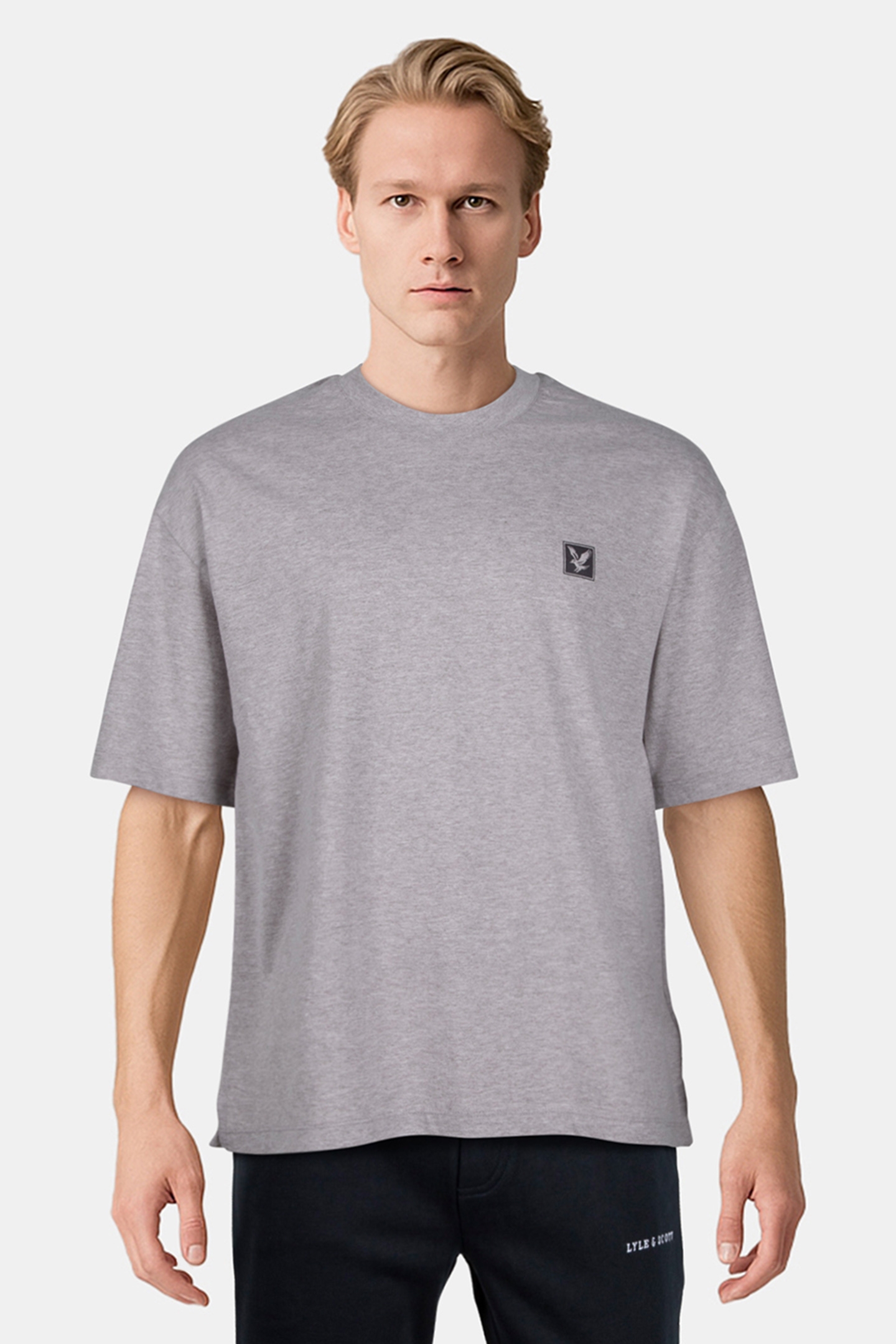 3 PACK RELAXED T-SHIRT JET BLACK/GUNMETAL/OATMEAL MARL 3