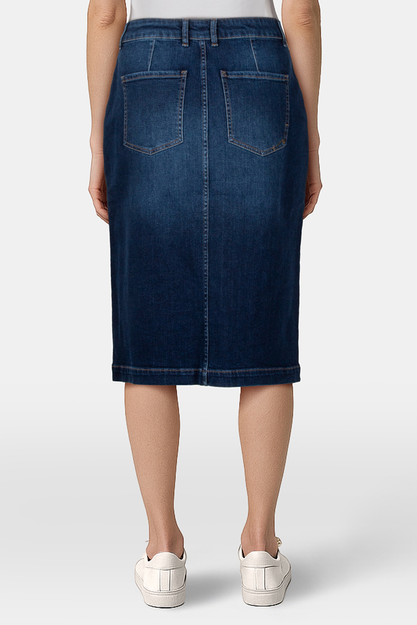 JEANS SKIRT FRONT SLIT DENIM 2